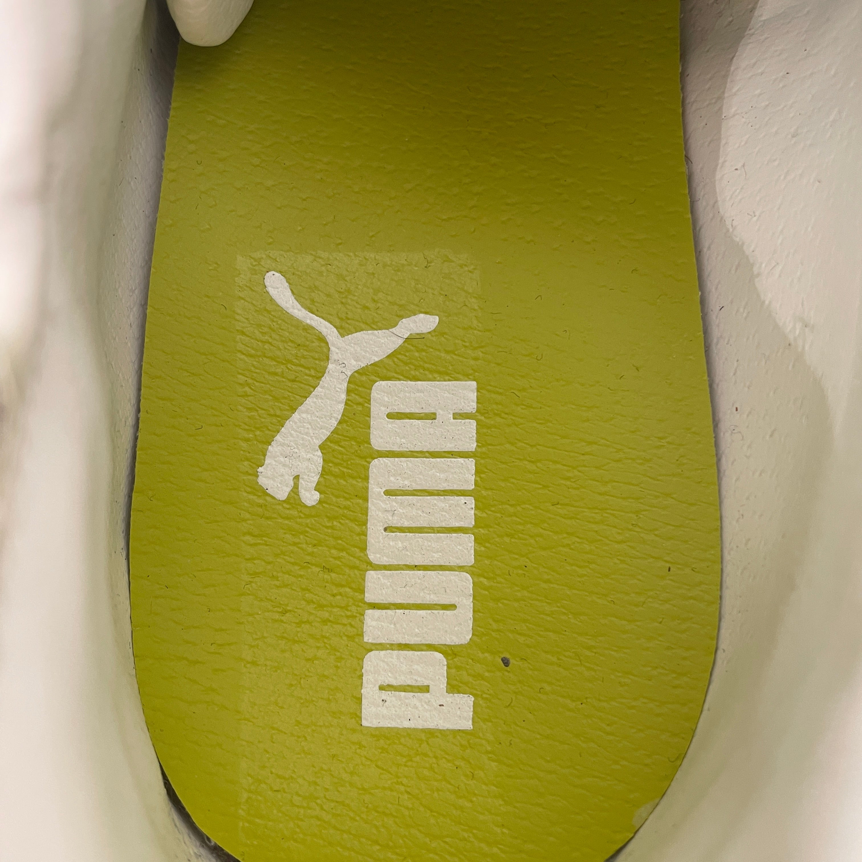 PUMA/Vintage/Low-Sneakers/US 9.5/Leather/WHT/Y2K Amoko Strap view 3