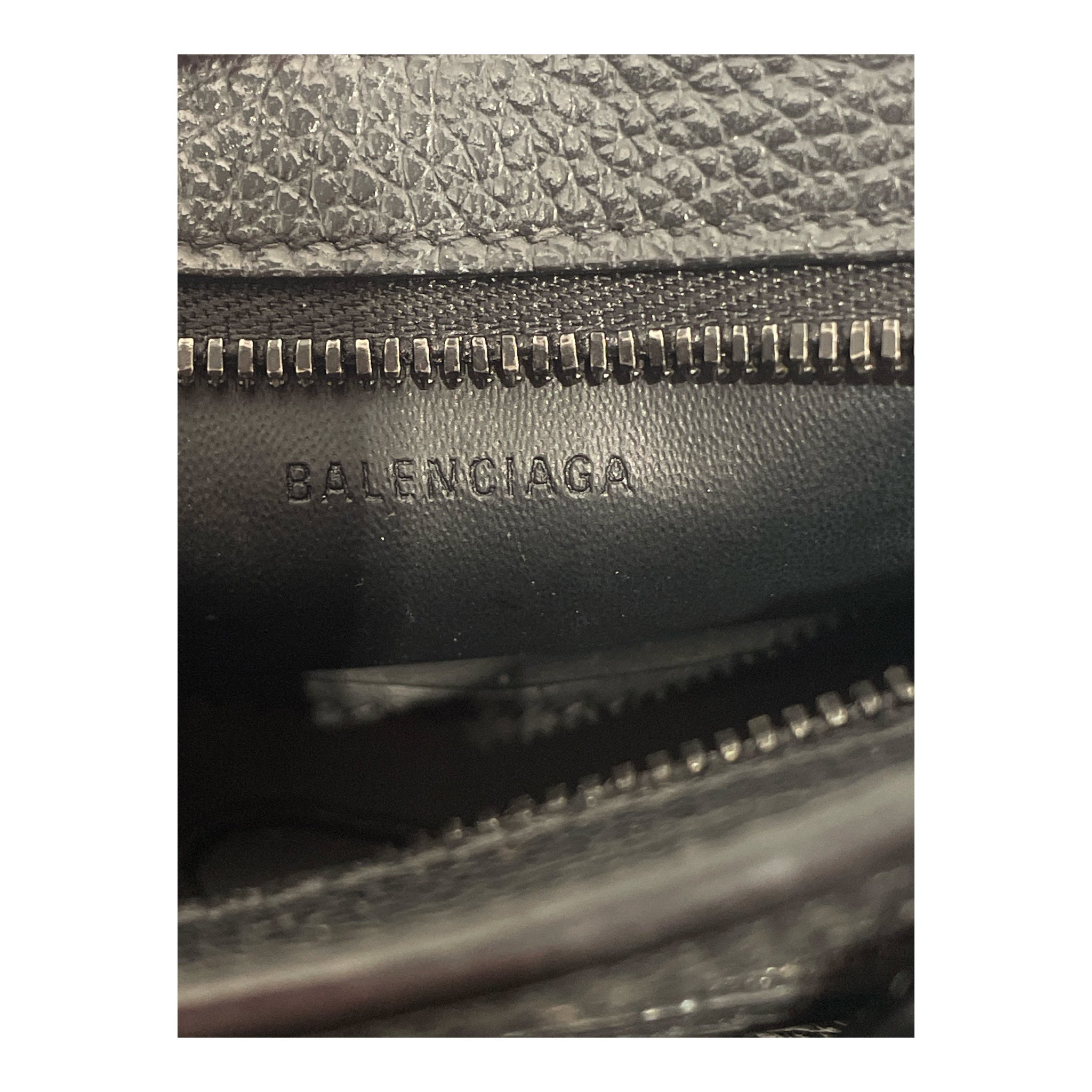 BALENCIAGA/Cross Body Bag/Leather/BLK/Mini City Bag view 3