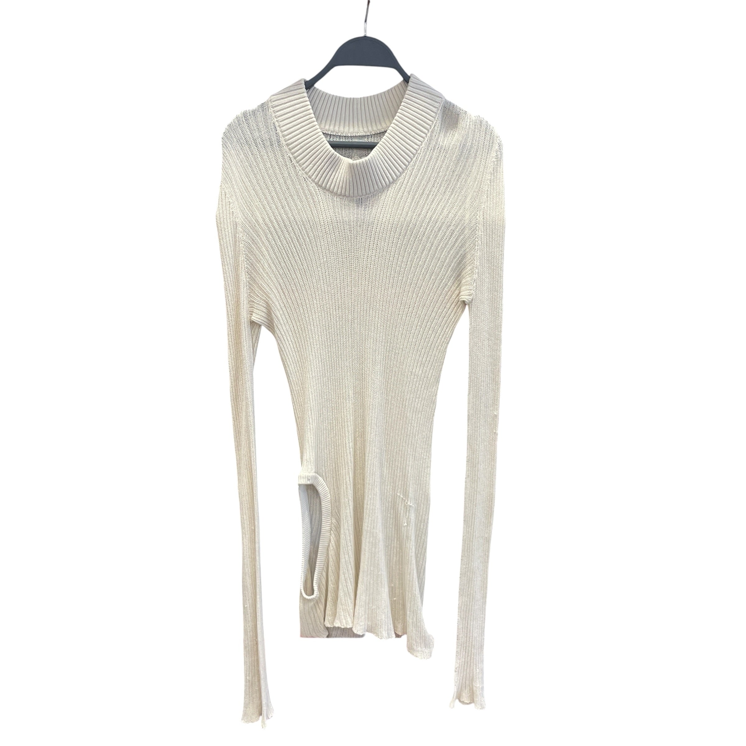 Rick Owens/Sweater/XS/Cotton/CRM/MEMBRANE OYSTER SWEATER view 1