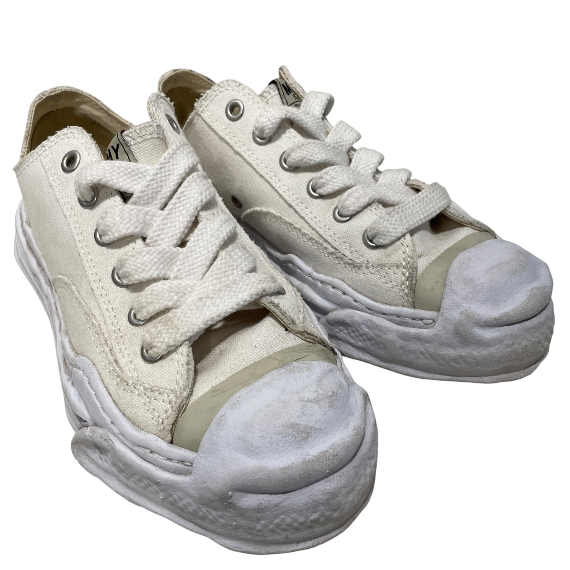 MIHARA YASUHIRO/Low-Sneakers/EU 43/Cotton/WHT/Hank OG White view 1