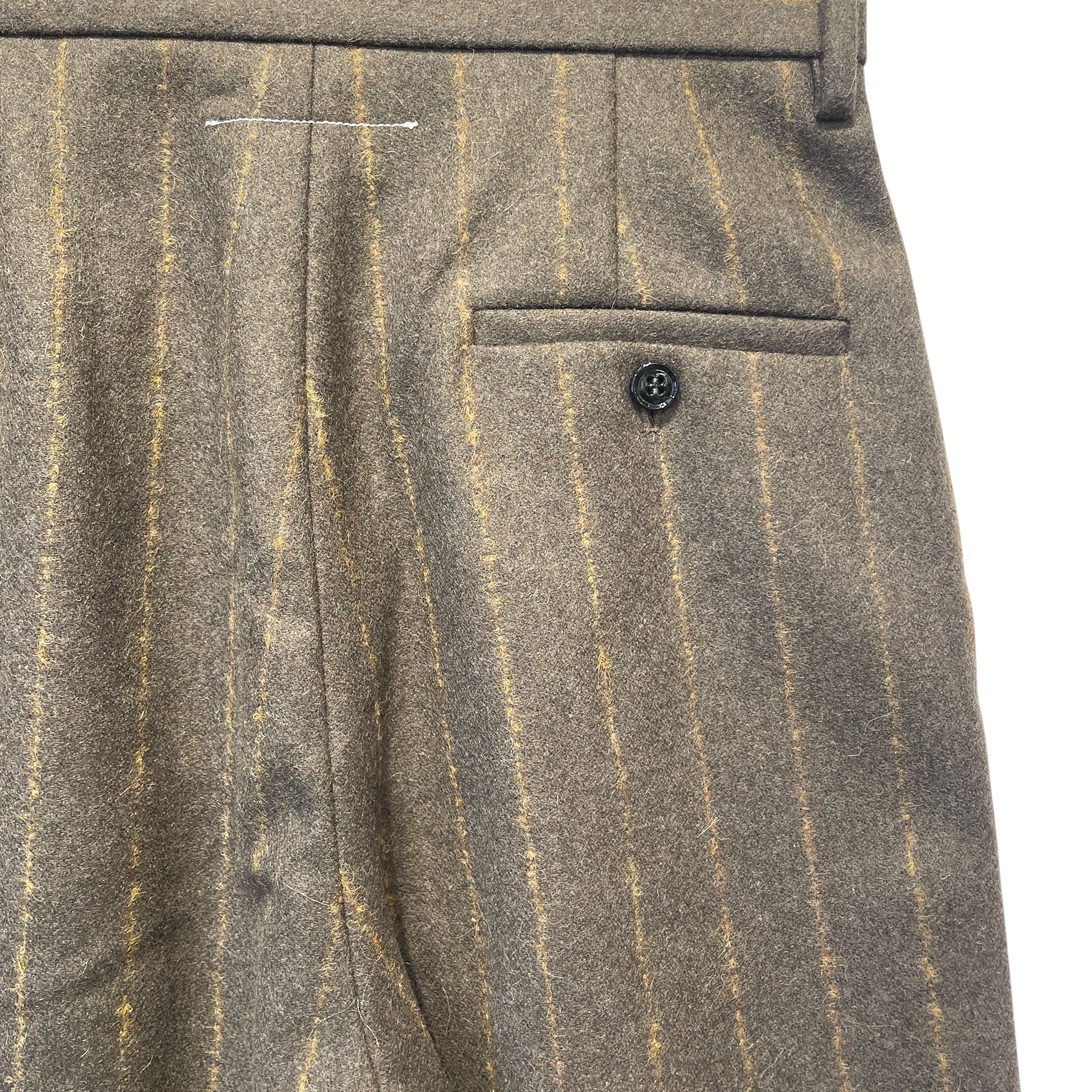 MM6/Straight Pants/38/Stripe/Wool/BRW/ view 6