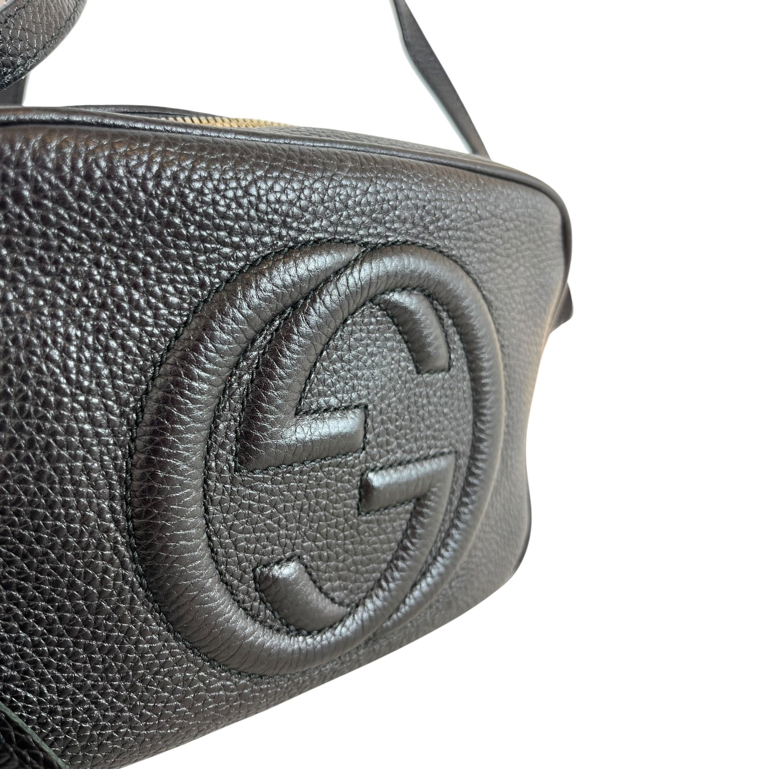 GUCCI/Cross Body Bag/Leather/BLK/SOHO DISCO BAG view 5
