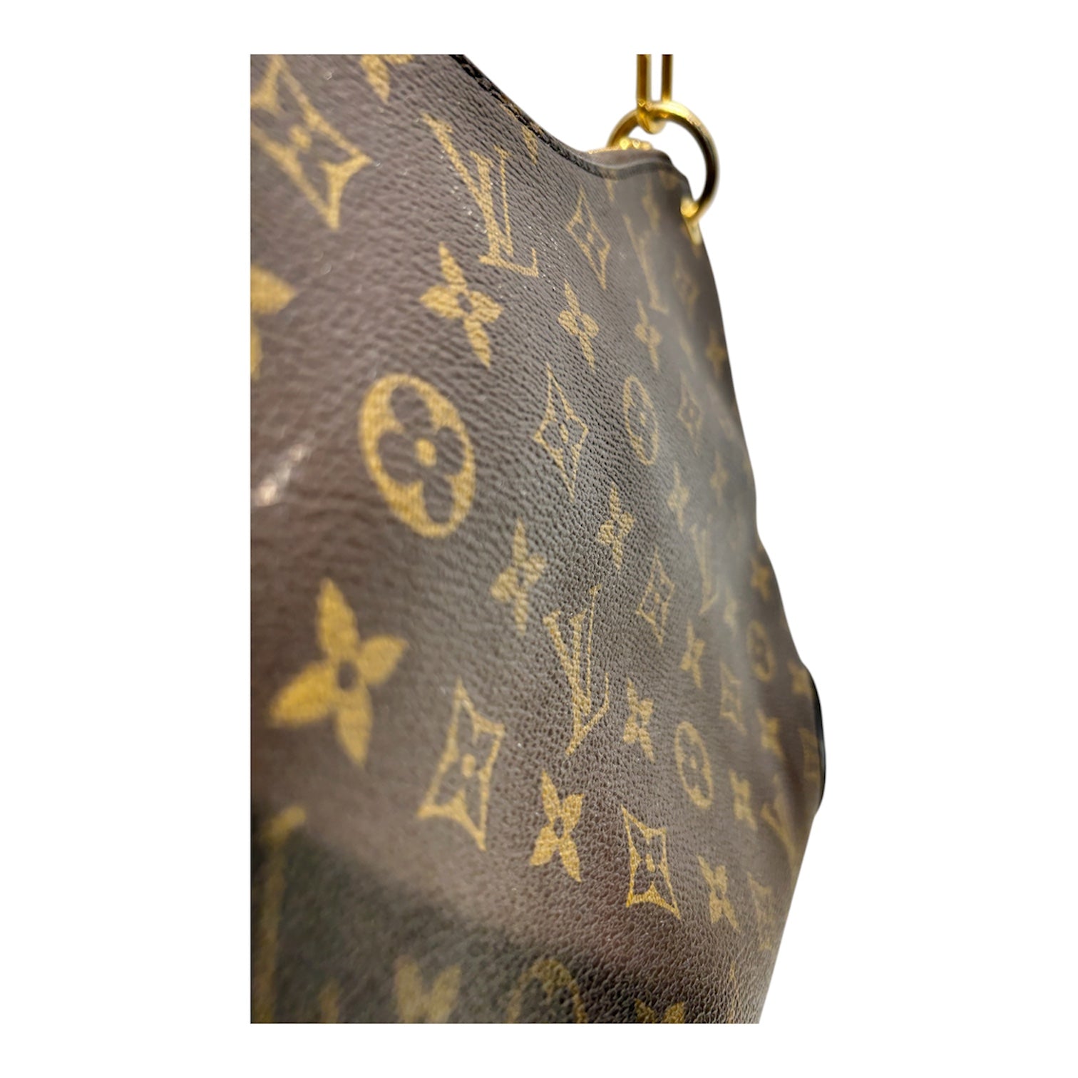 LOUIS VUITTON/Cross Body Bag/Monogram/Leather/BRW/ODEON PM SHOULDER BAG view 6