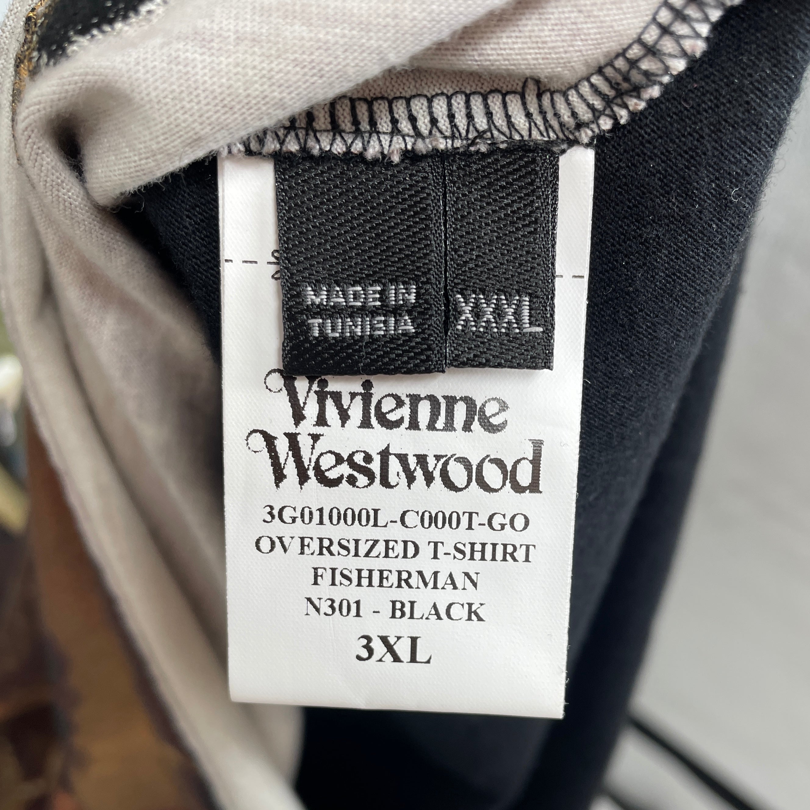 Vivienne Westwood/T-Shirt/XXXL/Cotton/MLT/All Over Print/"FUCK" BONES/AOP BONES BACK view 4