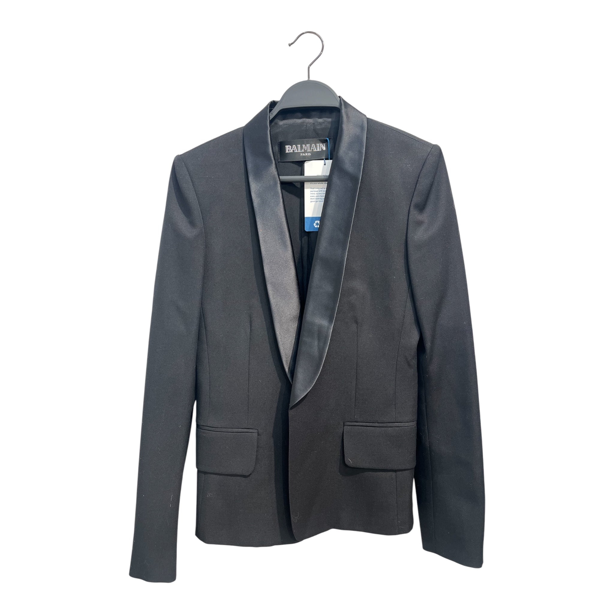 BALMAIN/Tailored Jkt/38/Wool/BLK/BALMAIN TUXEDO JACKET view 1