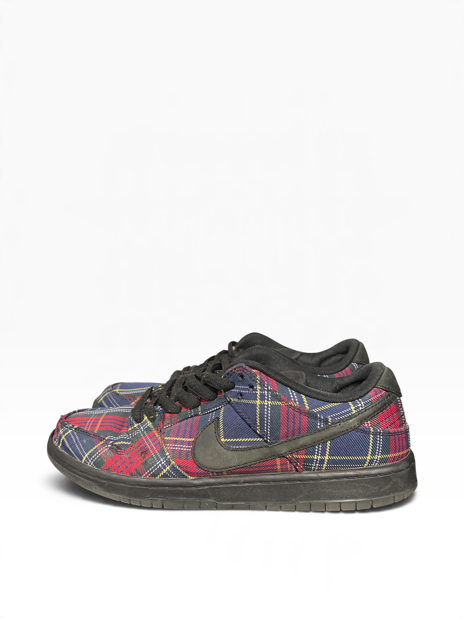 NIKE SB/Low-Sneakers/US 9.5/Plaid/Cotton/BRD/NARDWUAR SB DUNK LOW view 4
