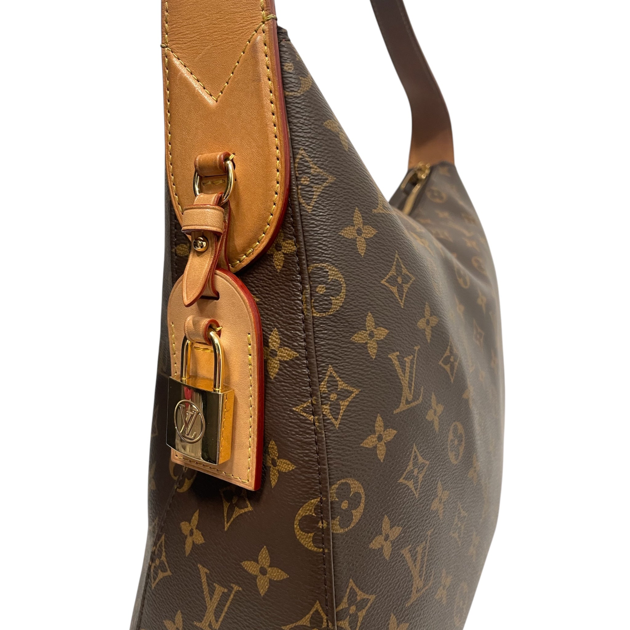 LOUIS VUITTON/Tote Bag/Monogram/Leather/BRW/SLOUCHY MM view 6