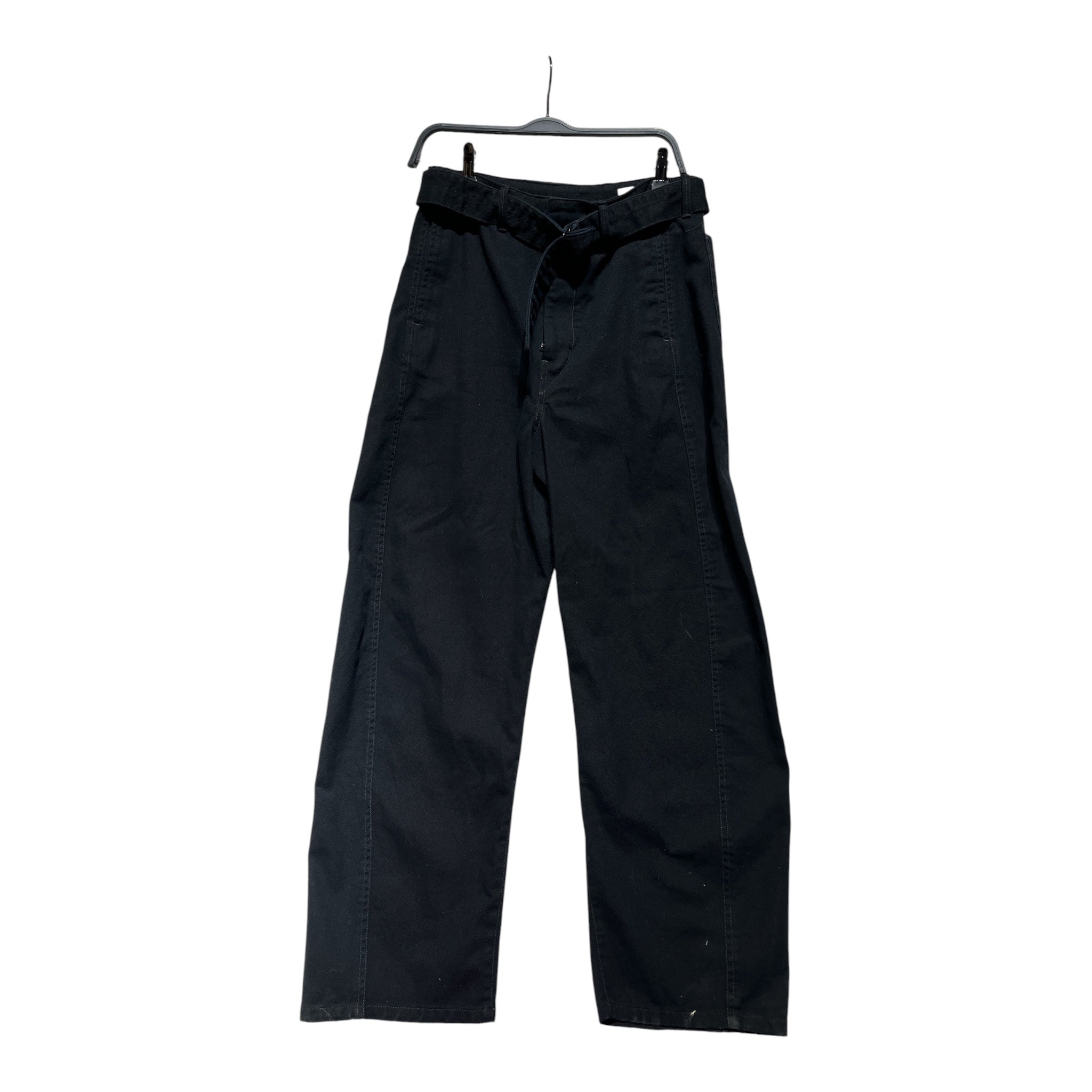 LEMAIRE/Straight Pants/S/Cotton/BLK/SPIRAL CUT view 1