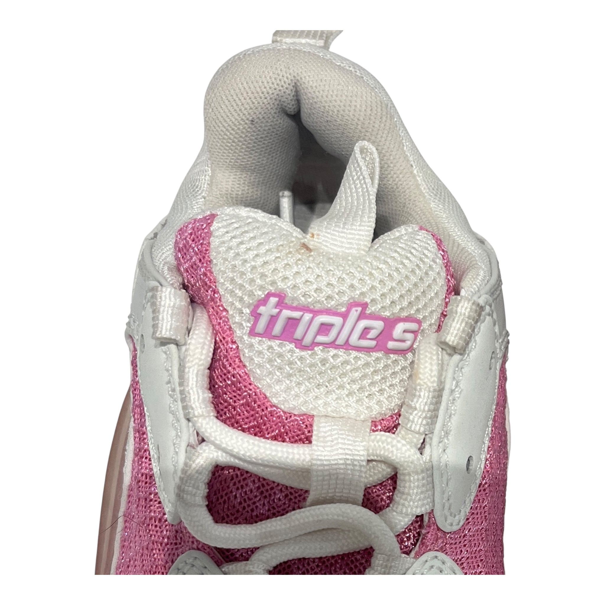 BALENCIAGA/Hi-Sneakers/US 6/Border/PNK/TRIPLE S view 4