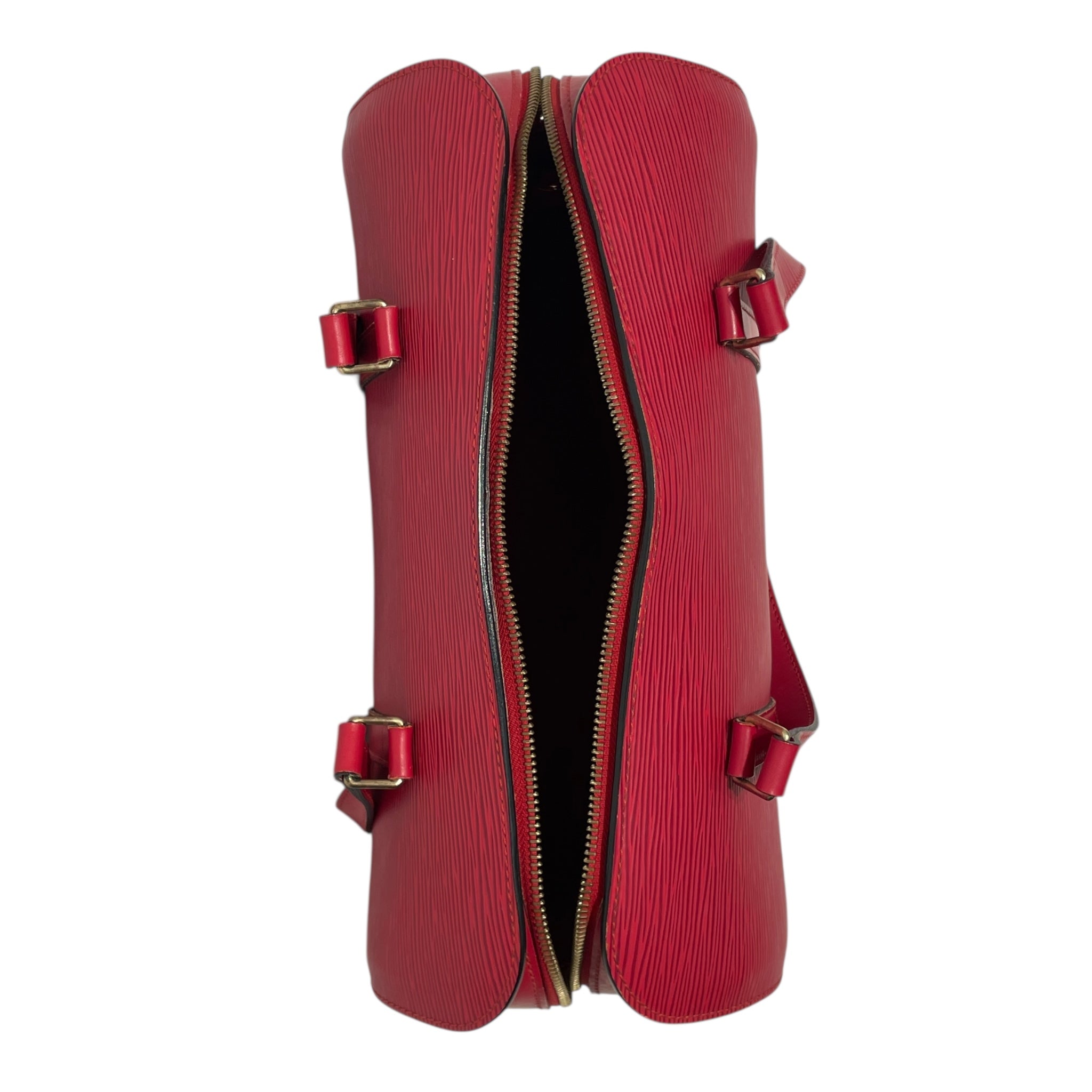 LOUIS VUITTON/Bag/Stripe/Leather/RED/RED EPI SOUFFLOT view 4