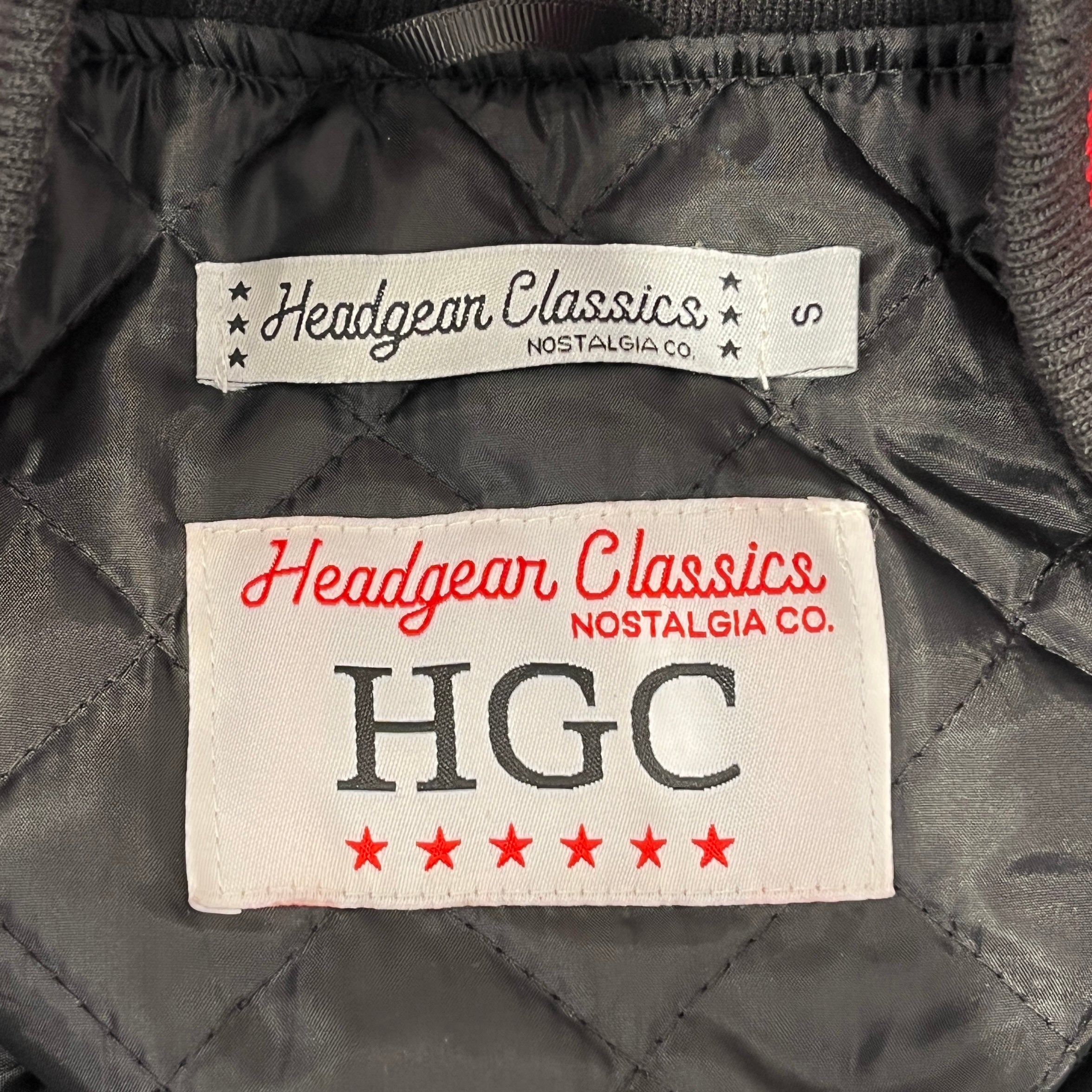 HEADGEAR CLASSICS/Baseball Jkt/S/Nylon/BLK/WARRIORS JACKET view 3
