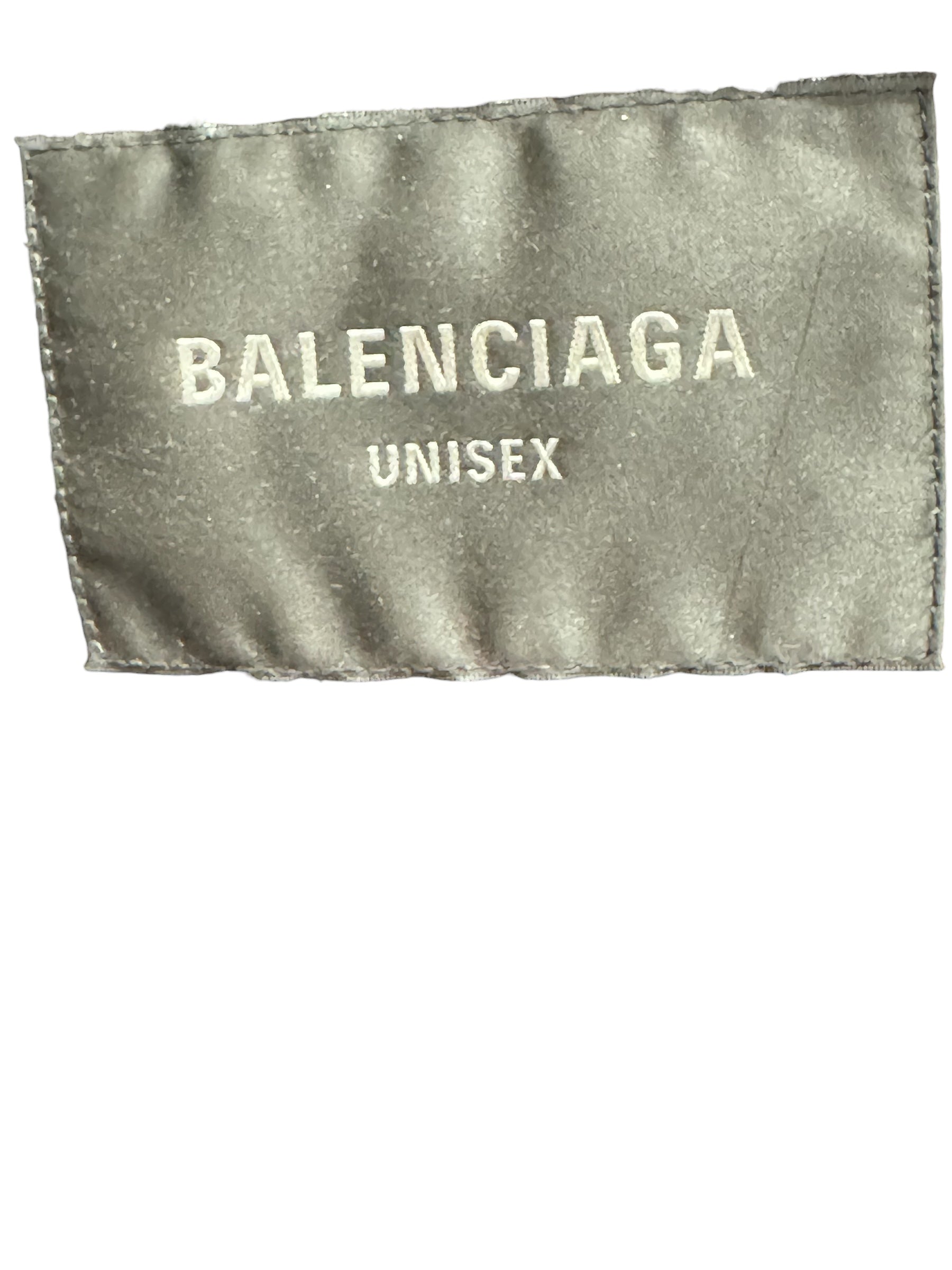 BALENCIAGA/Quilted Vest/XL/Leather/BLK/MOCK COLLAR/ZIPPER SIDE view 3