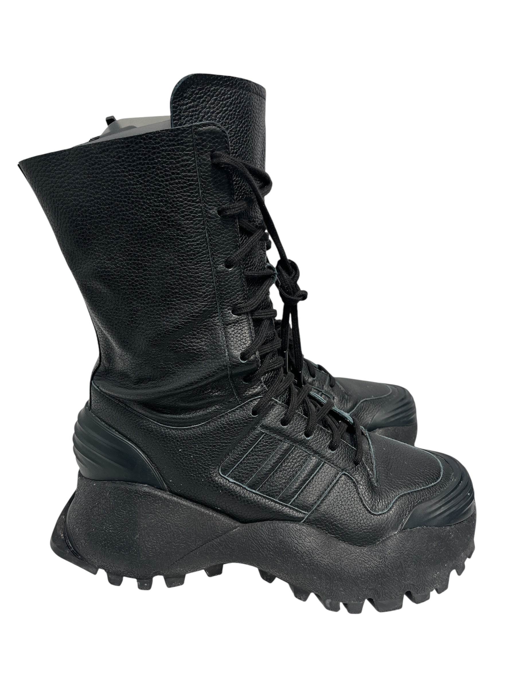 WILLY CHAVARRIA/adidas/Boots/US 9/Leather/BLK/FORUM COMBAT BOOT view 3