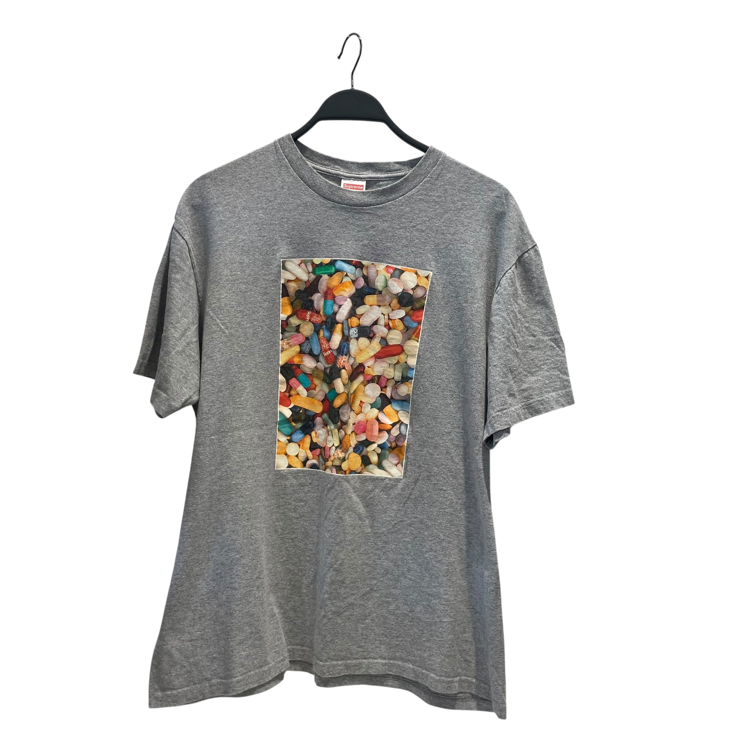Supreme/T-Shirt/L/Cotton/GRY/All Over Print/ view 1