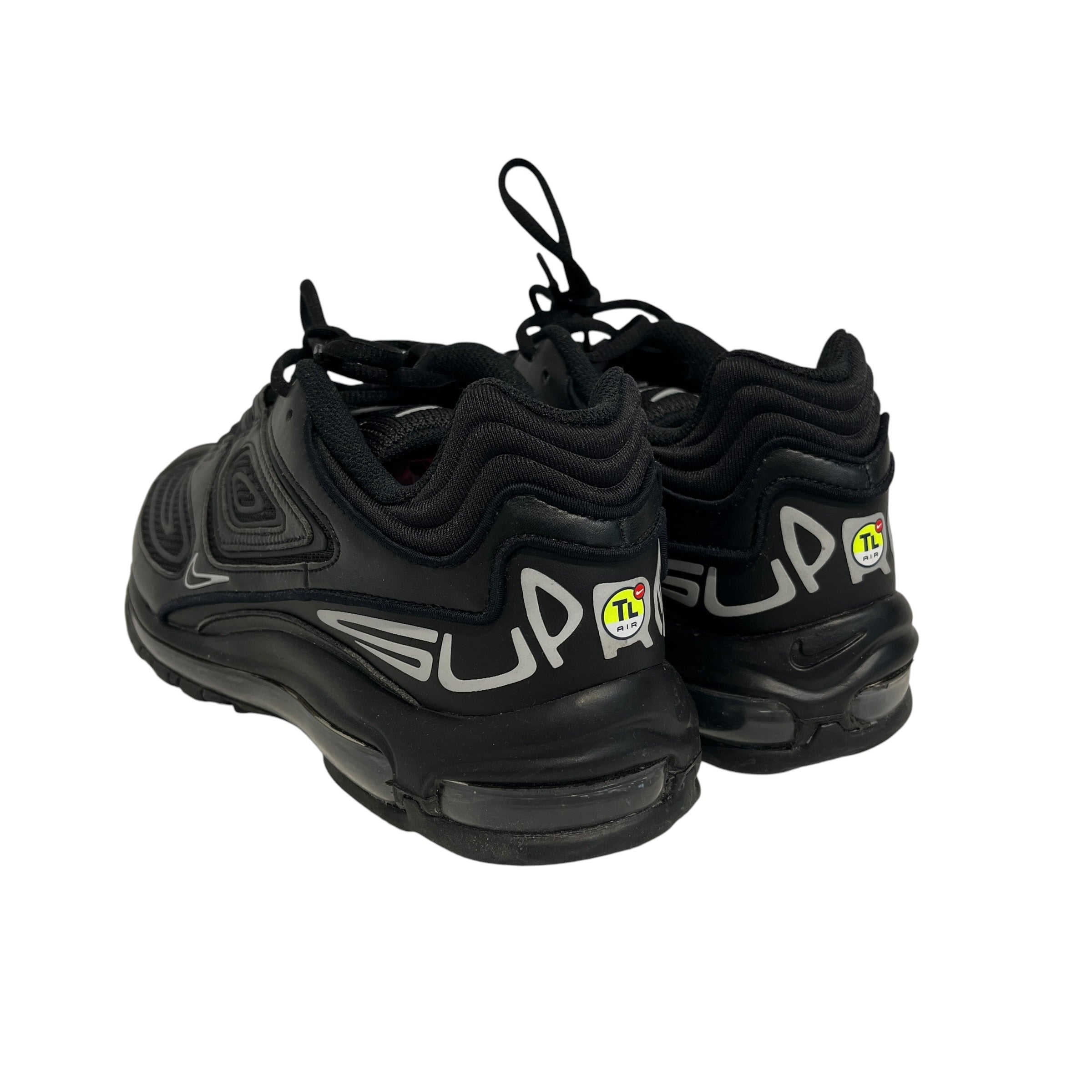 NIKE/Supreme/Low-Sneakers/US 10.5/Leather/BLK/Air Max 98 TL view 2