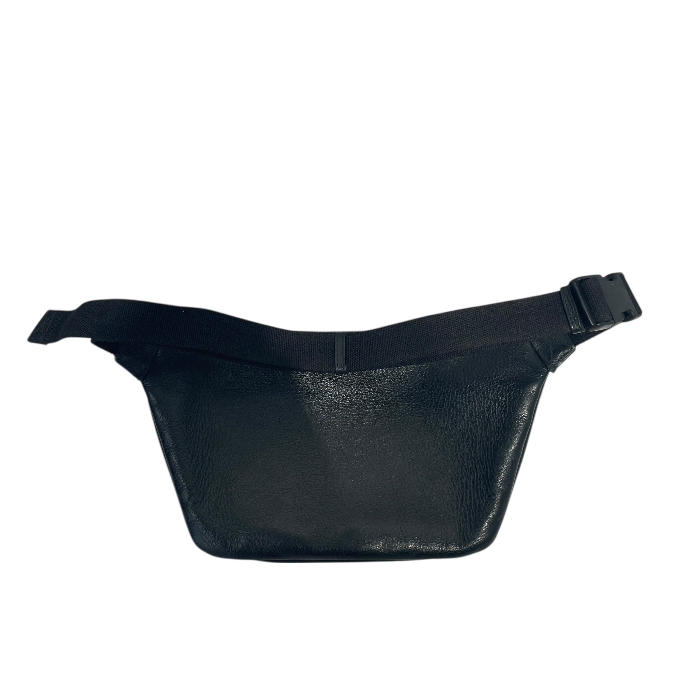 BALENCIAGA/Fanny Pack/Leather/BLK/ view 2