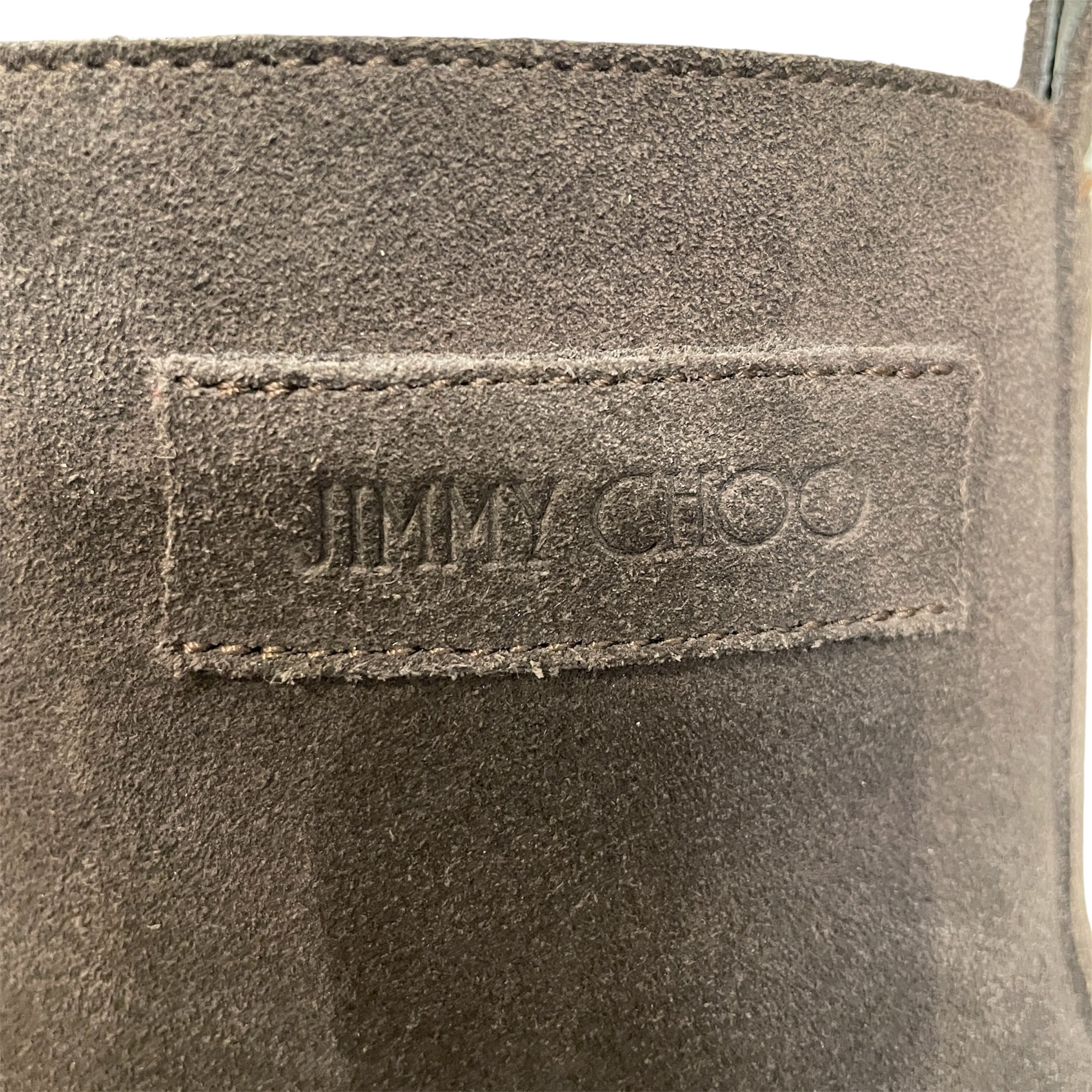 JIMMY CHOO/Lace Up Boots/EU 43/Suede/BRW/CHOCOLATE BROWN LUG SOLE view 3