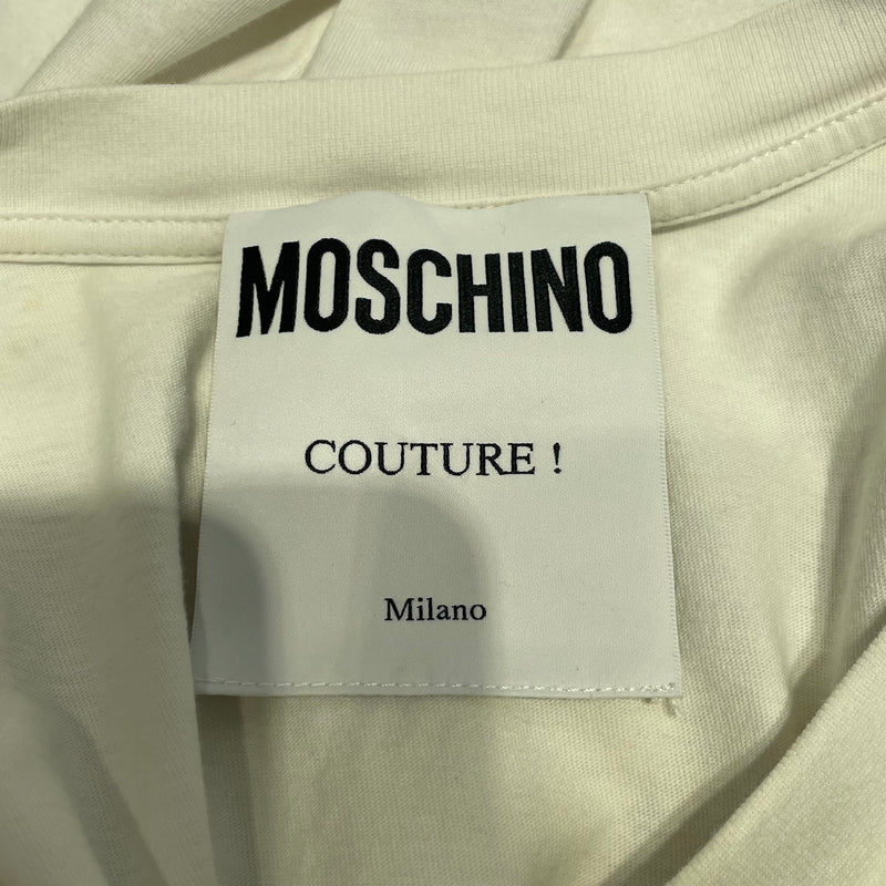 MOSCHINO/T-Shirt/Cotton/WHT/MILANO