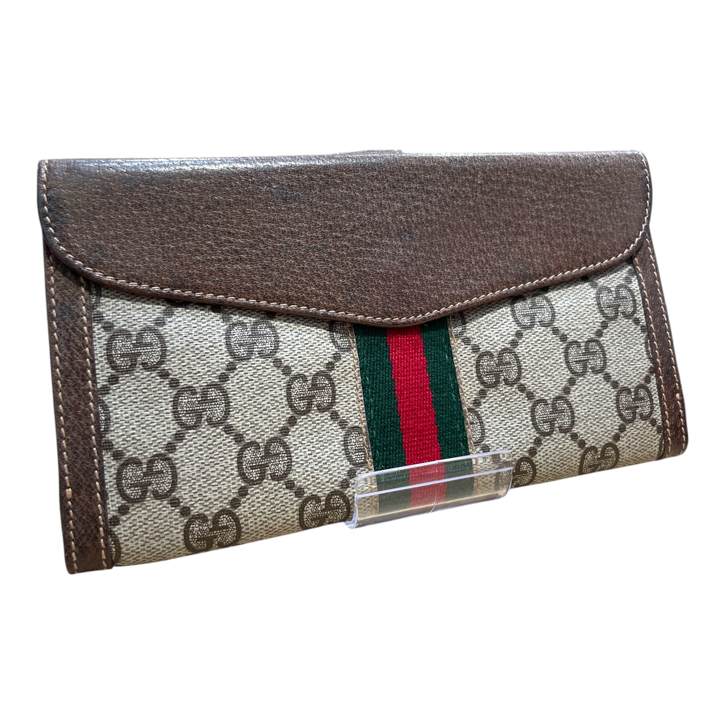 GUCCI/Wallet/Monogram/Leather/BRW/Long Monogram Wallet view 2