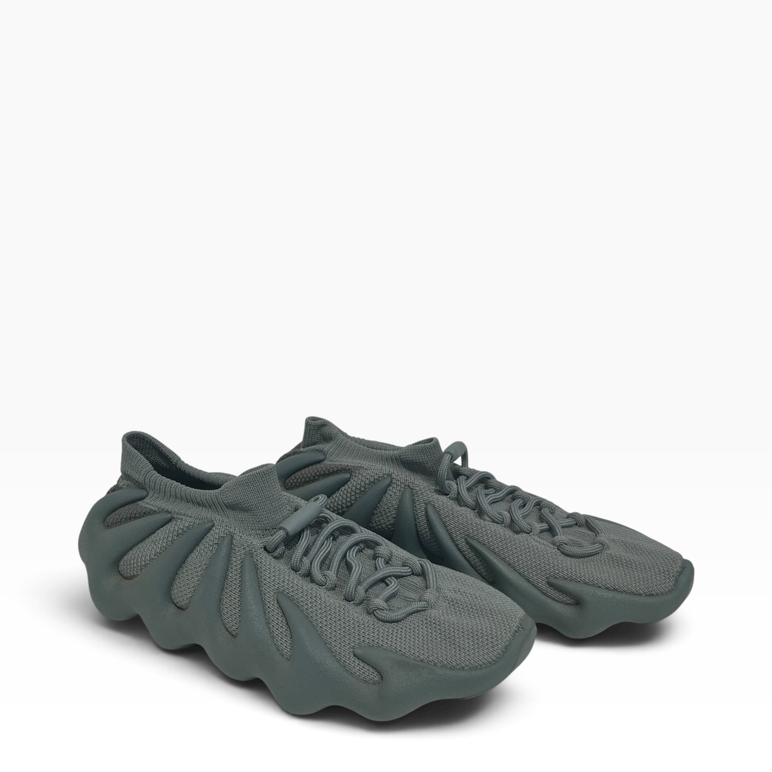 YEEZY/Low-Sneakers/US 9/Cotton/GRY/450 graphite