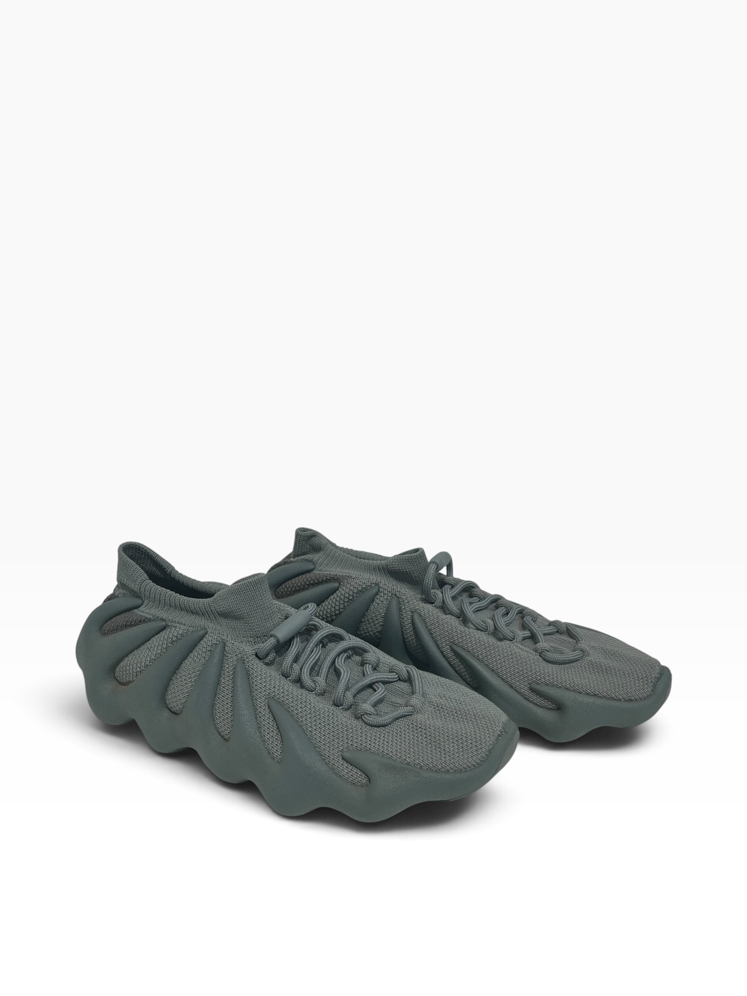 YEEZY/Low-Sneakers/US 9/Cotton/GRY/450 graphite view 1