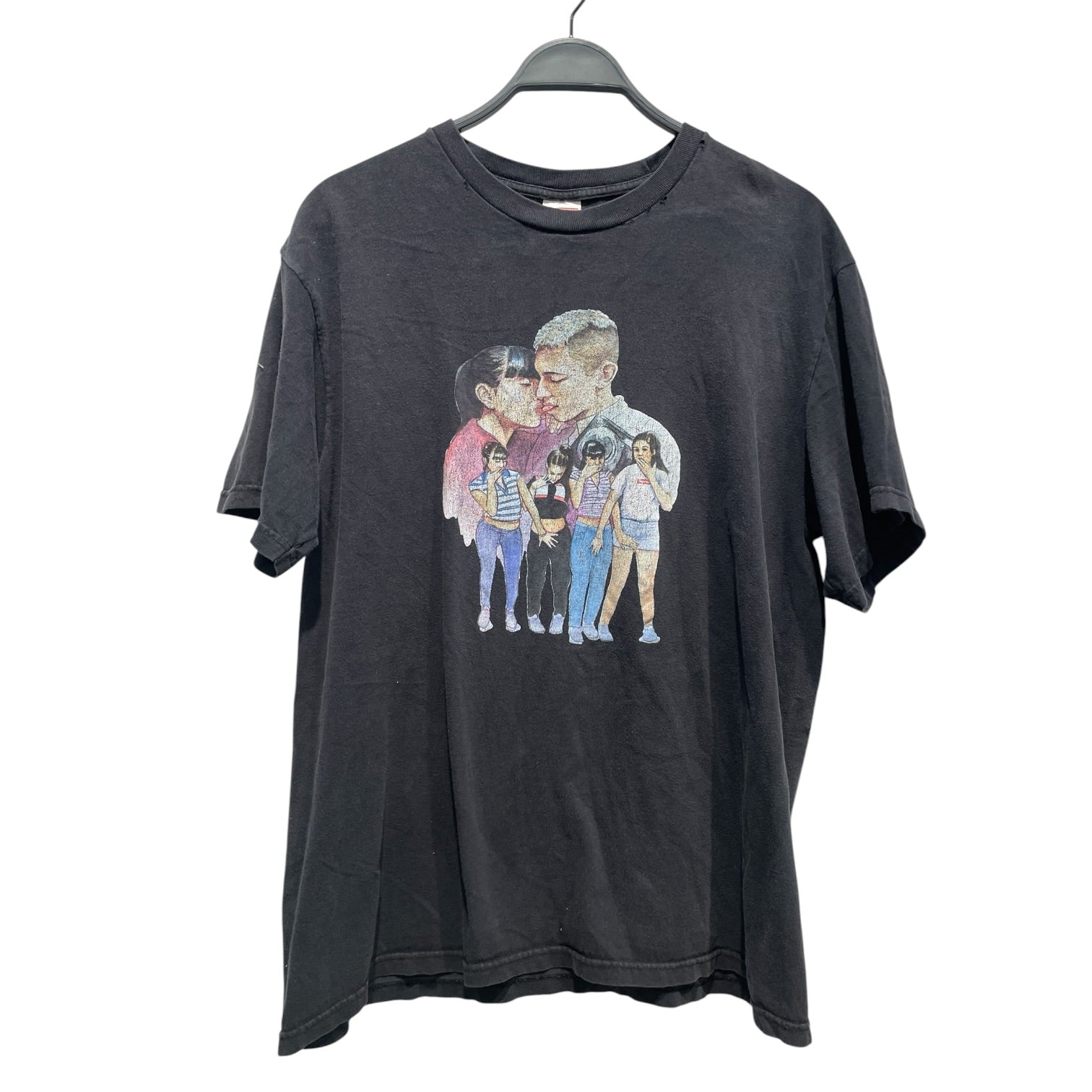 Supreme/T-Shirt/L/Cotton/BLK/FW17 Kiss view 1
