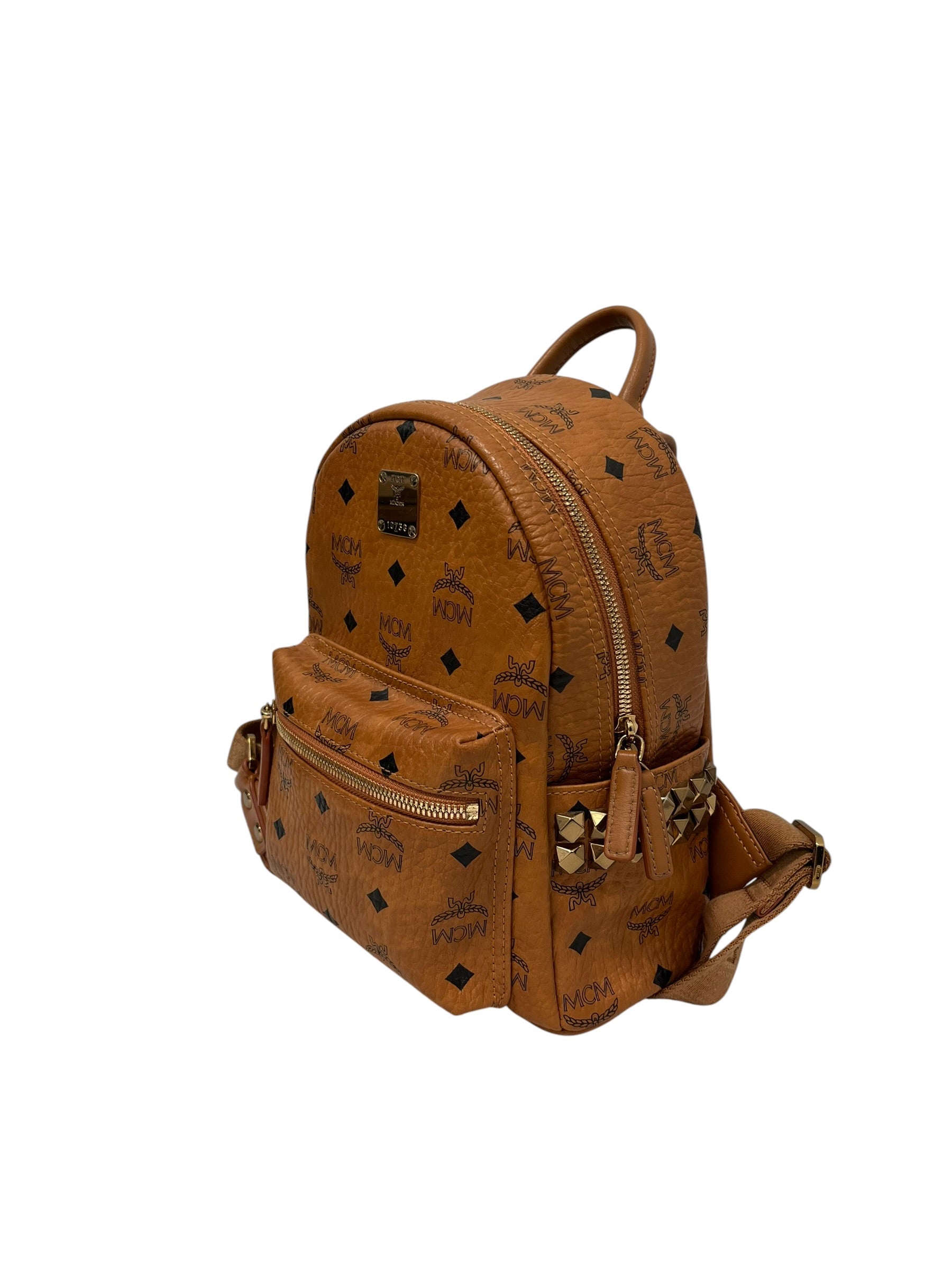 MCM/Backpack/Leather/BRW/BACKPACK view 3