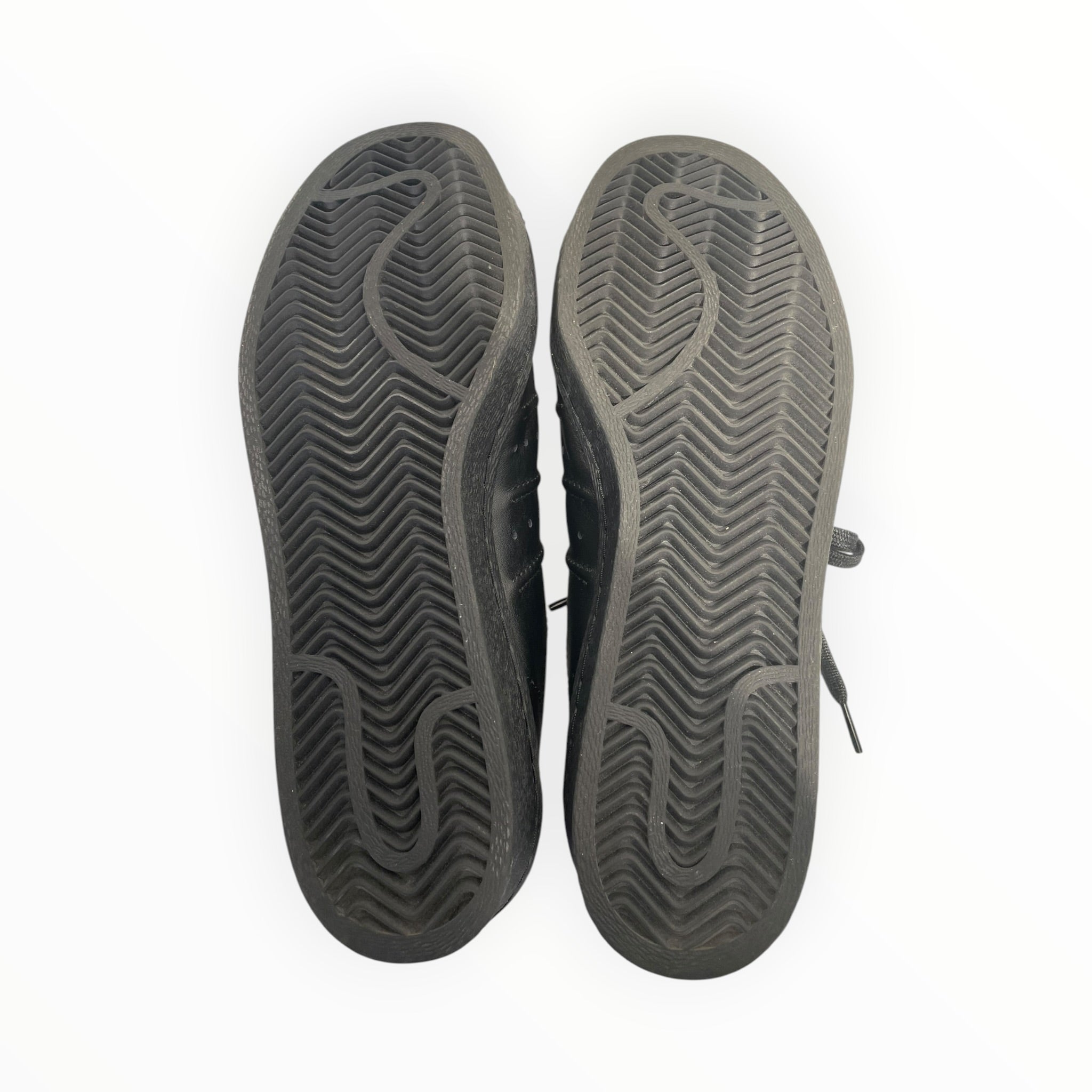 Y-3/Low-Sneakers/US 8/Leather/BLK/black supertars view 4
