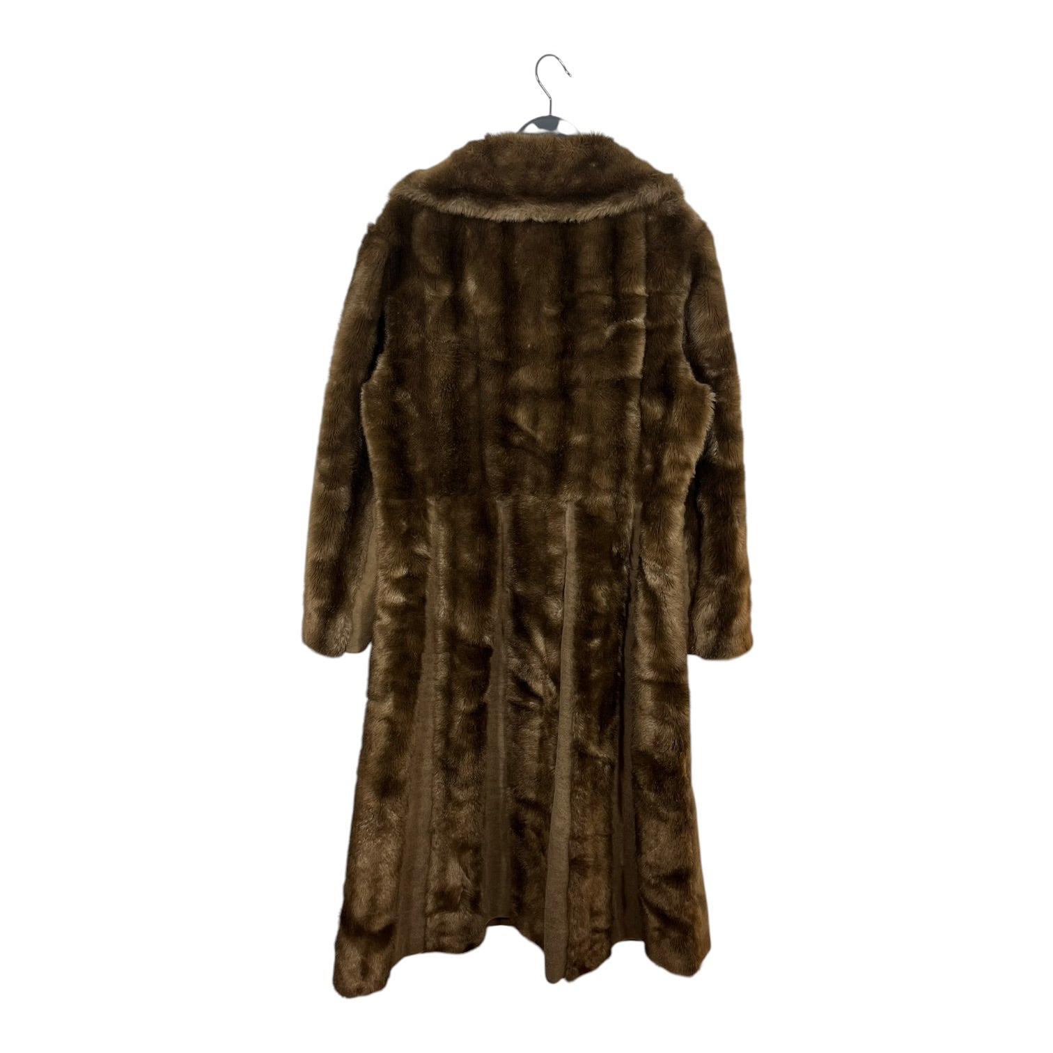Vintage/Coat/Fur/BRW/FUR-TRIMMED COAT view 2
