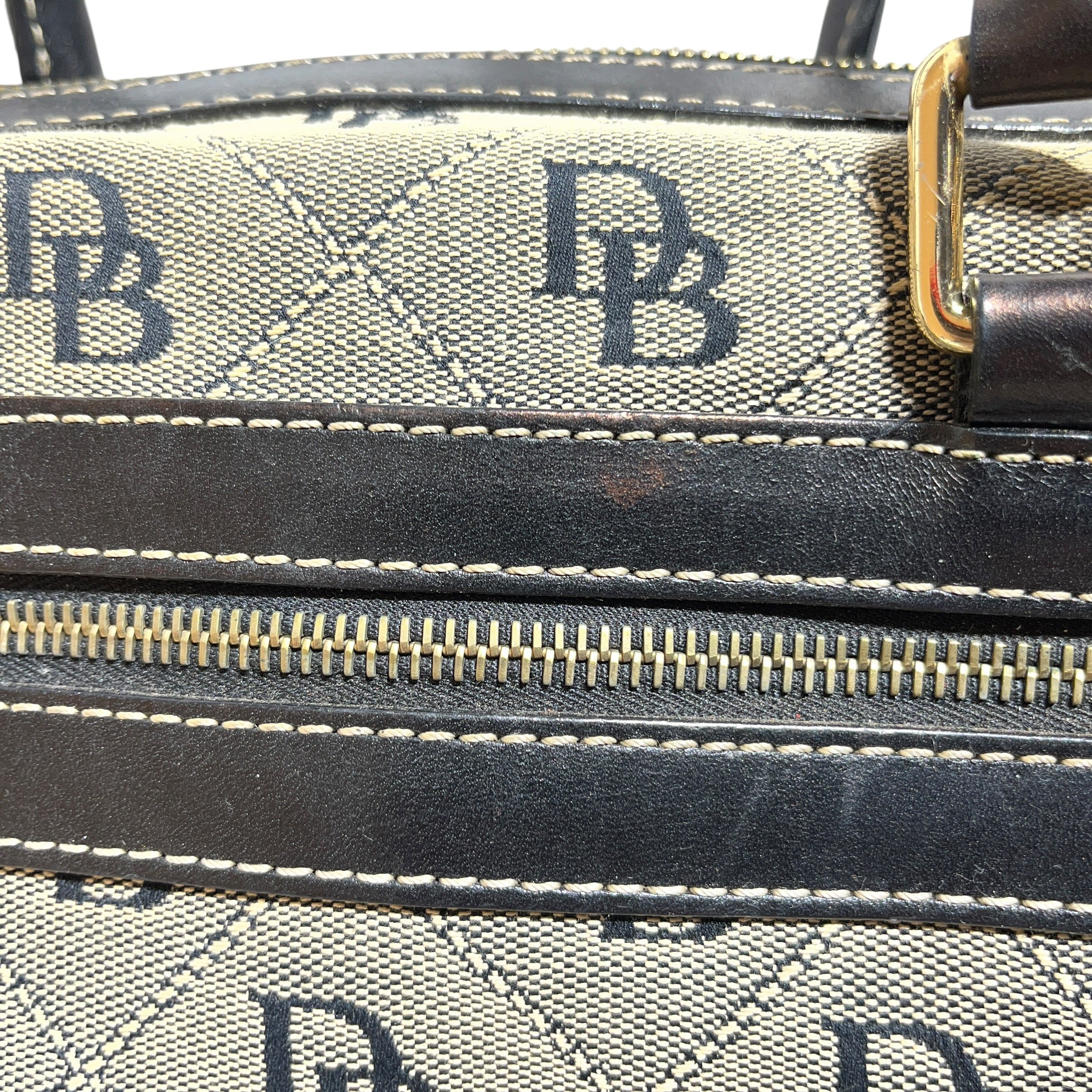 Dooney & Bourke/Tote Bag/Monogram/Cotton/BLK/Double Pocket Handbag view 6