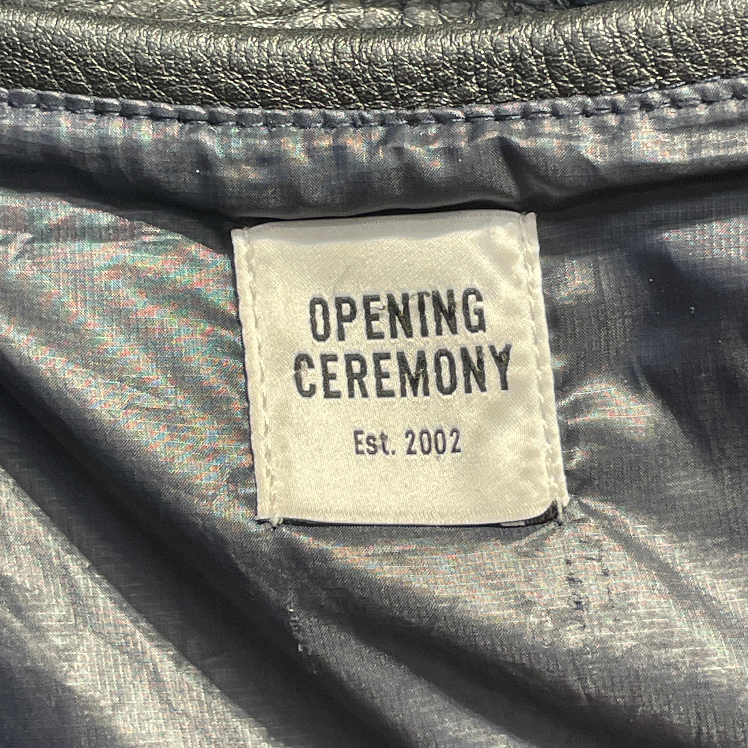 OPENING CEREMONY/Jacket/XL/Wool/BLK/LONG VARSITY JACKET view 3
