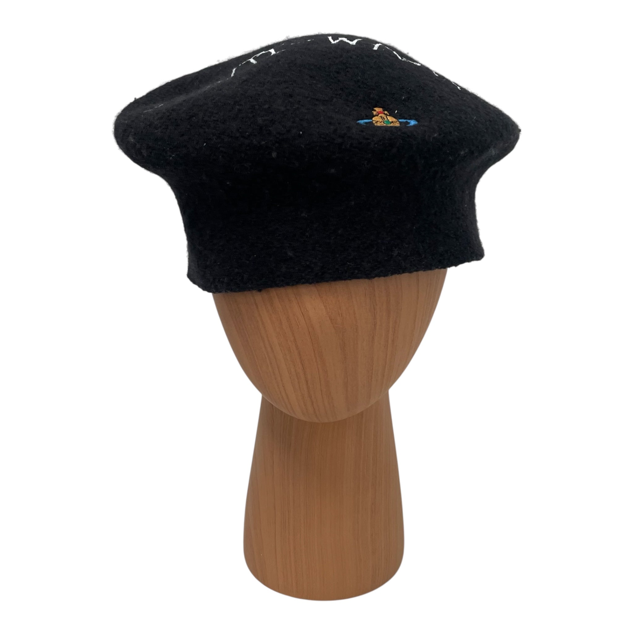 Vivienne Westwood/Flat Cap/OS/Graphic/Cotton/BLK/M's/anti-waste view 1
