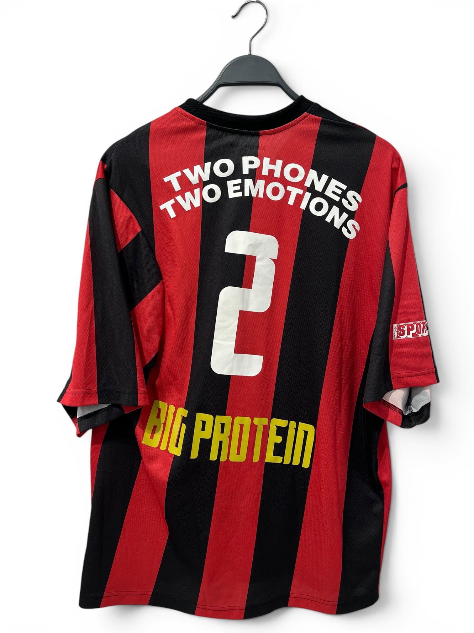 KENDRICK LAMAR/MARTINE ROSE/T-Shirt/L/Polyester/RED/Stripe/THE HILLBILLIES TOUR JERSEY view 2