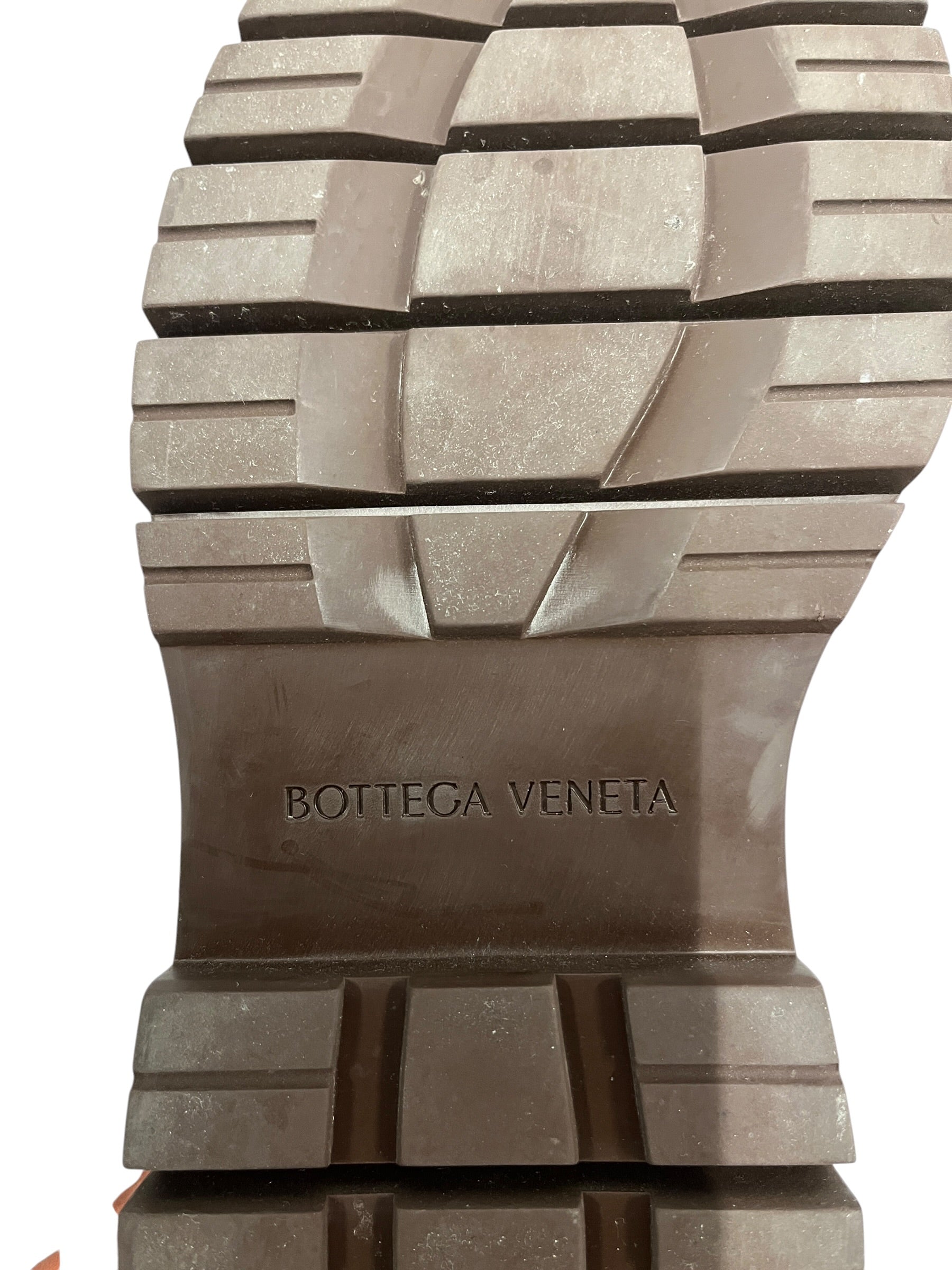 BOTTEGA VENETA/Chelsea Boots/EU 37.5/Leather/BLK/TIRE BROWN SOLE CALF-HI view 3