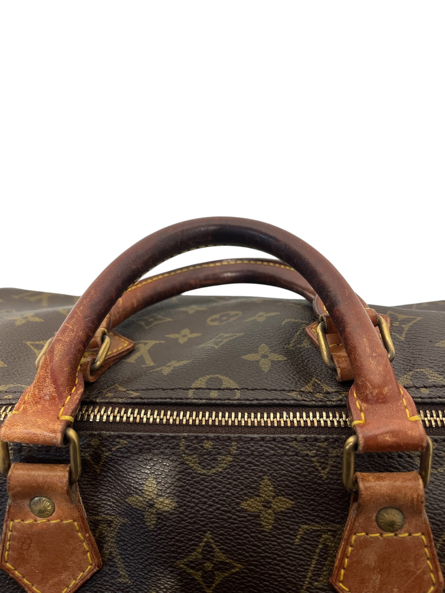 LOUIS VUITTON/Boston Bag/Monogram/Leather/BRW/speedy view 6