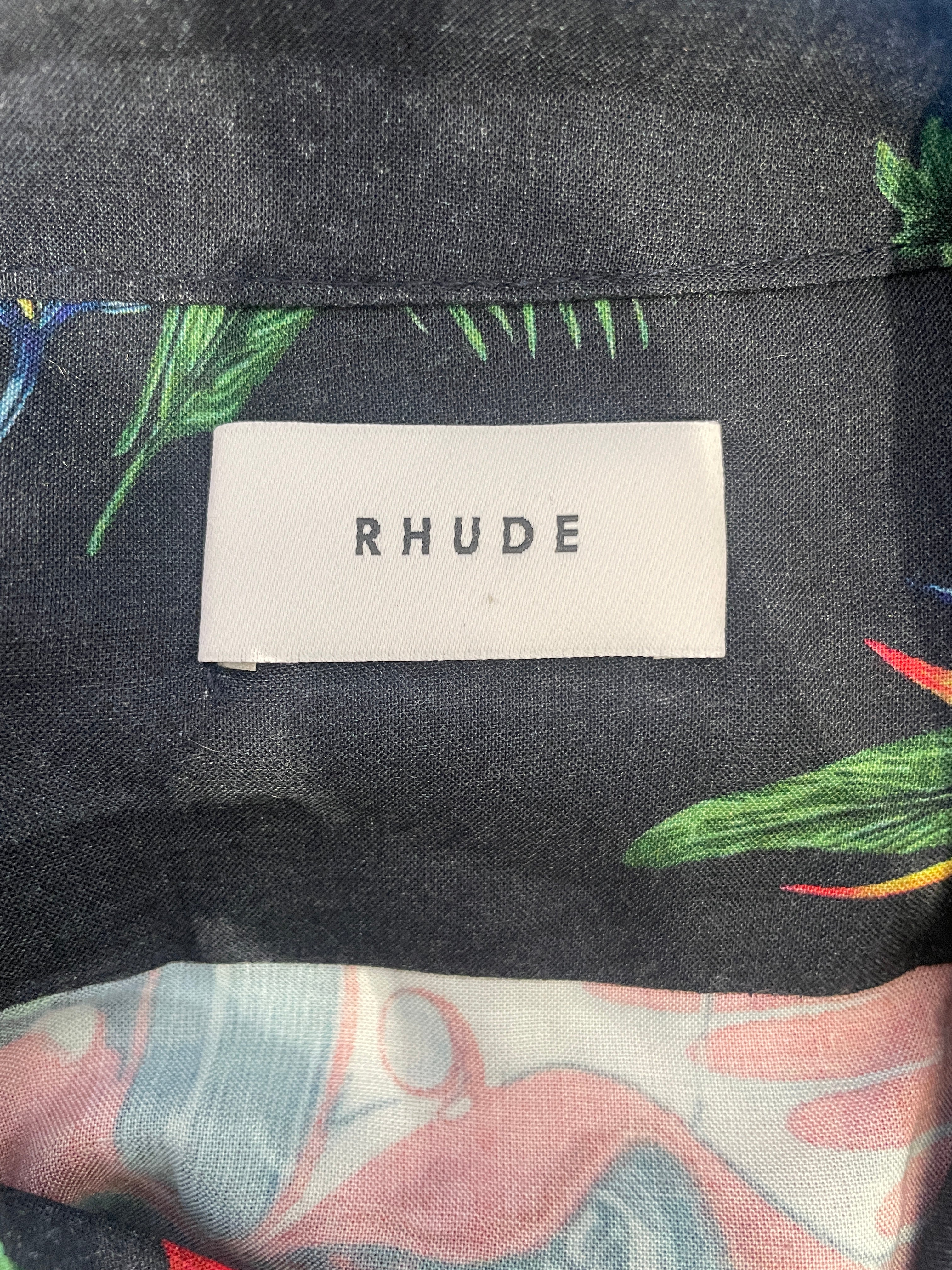 RHUDE/SS Shirt/XL/Rayon/BLK/All Over Print/CARS view 3
