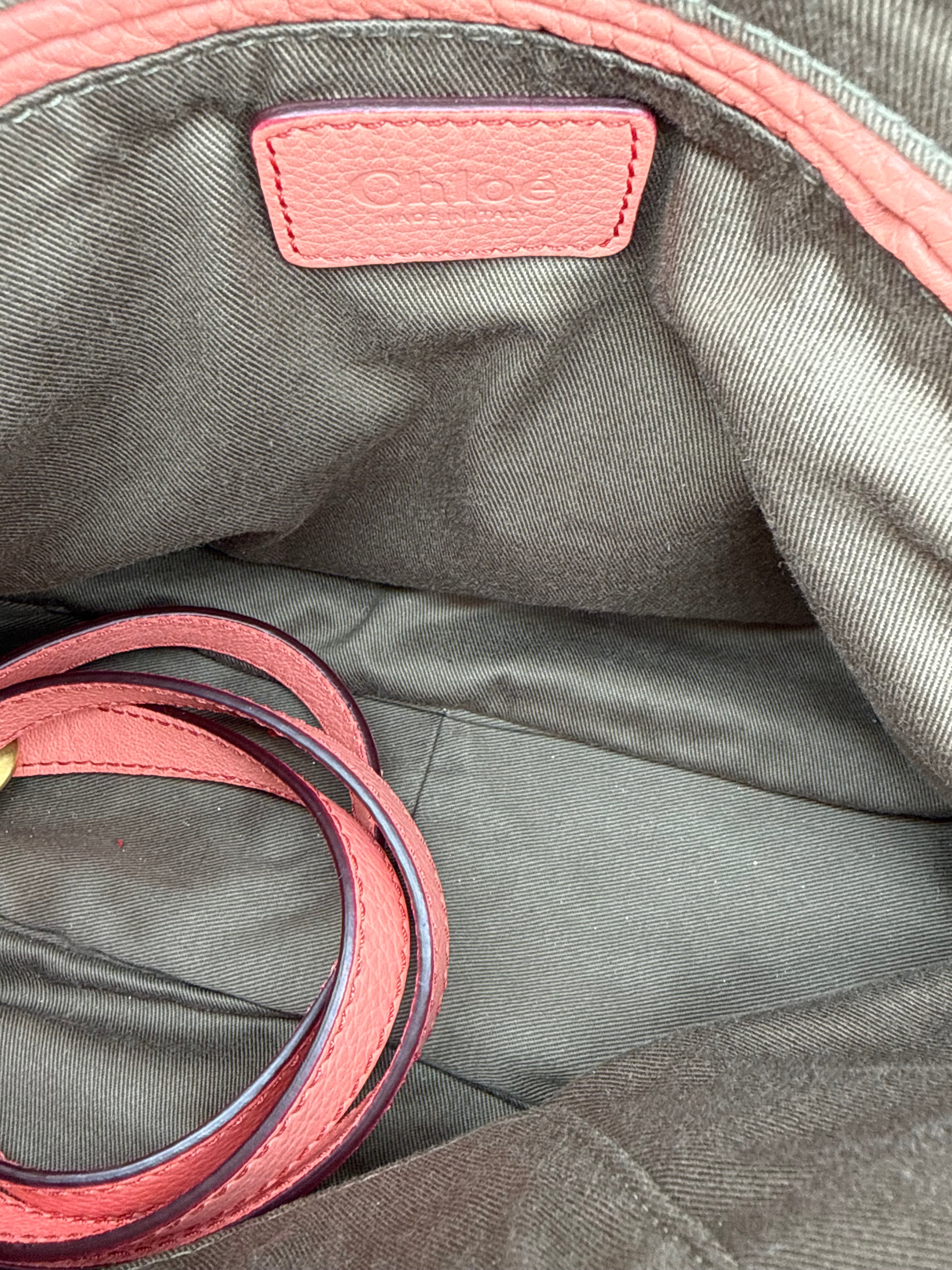 Chloe/Bag/Leather/PNK/SALMON PINK MARCIE SATCHEL view 6