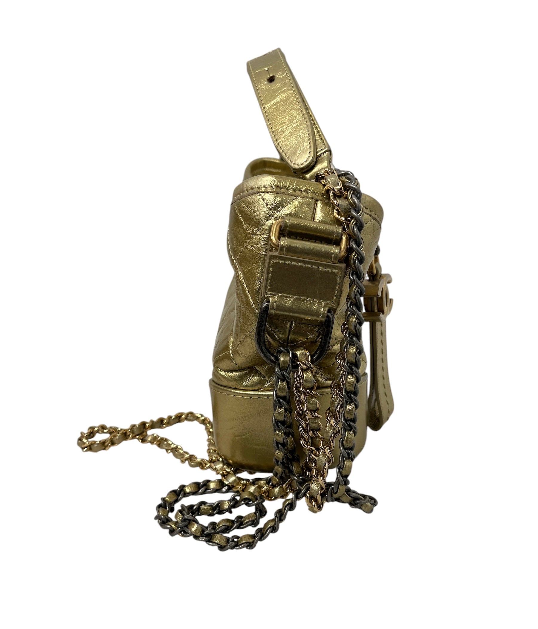 CHANEL/Bag/Cotton/GLD/METALLIC view 4