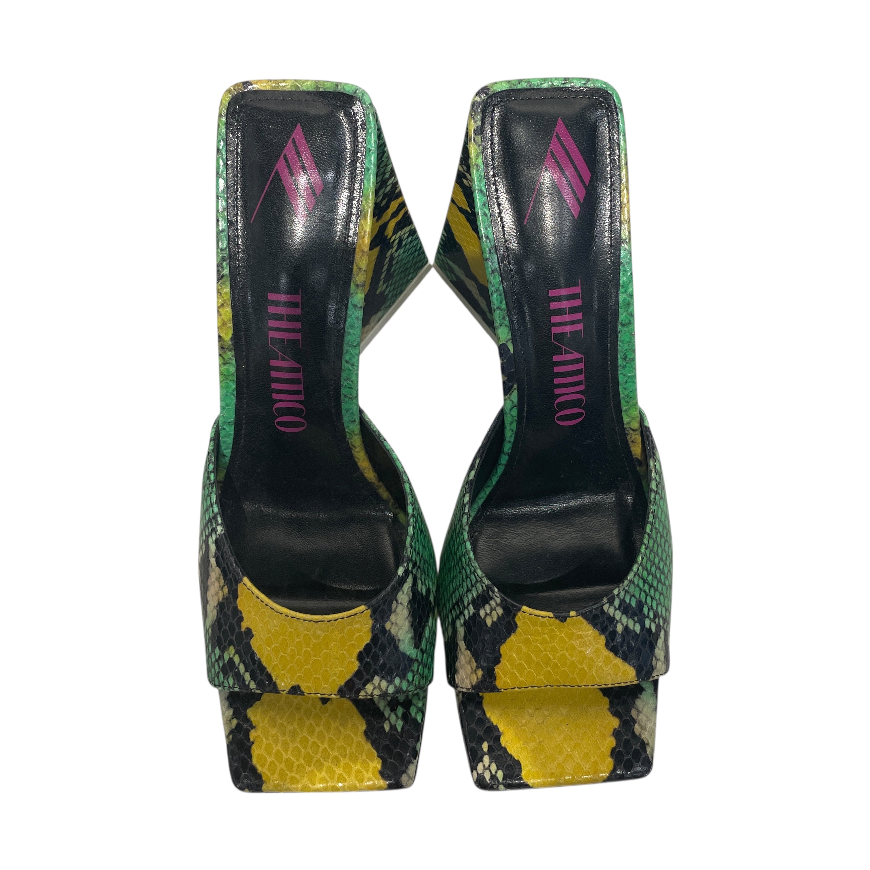 THE ATTICO/Heels/EU 41/Animal Pattern/Leather/MLT/Open-Toe/ view 3