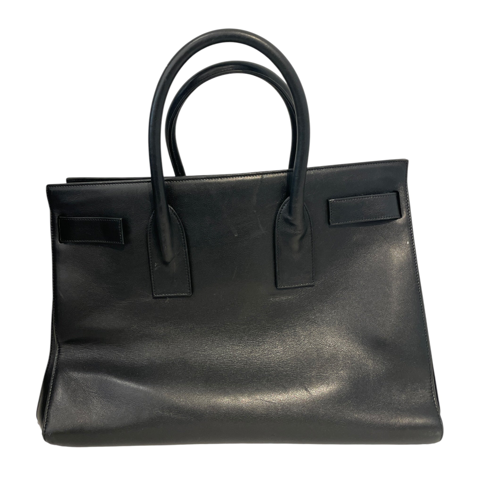 SAINT LAURENT/Hand Bag/Leather/BLK/Sac De Jour view 2