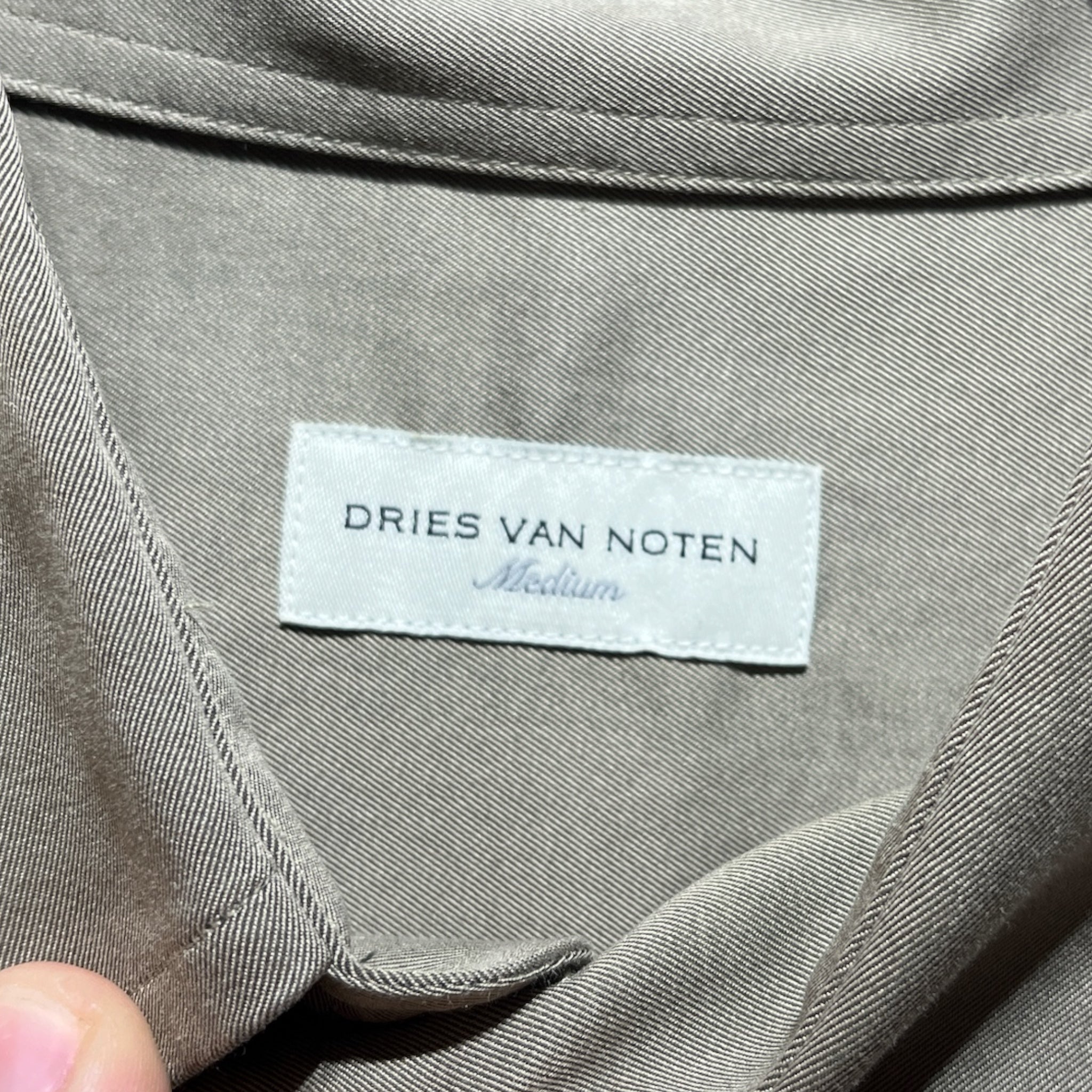 DRIES VAN NOTEN/LS Shirt/M/Cotton/KHK/ view 5