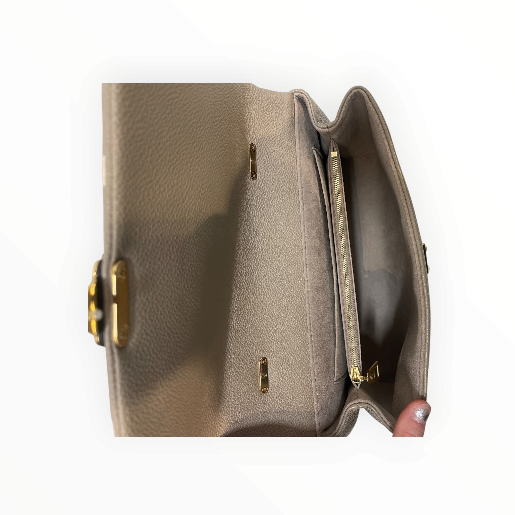 LOUIS VUITTON/Bag/Monogram/Leather/GRY/Madeleine MM Handbag view 8