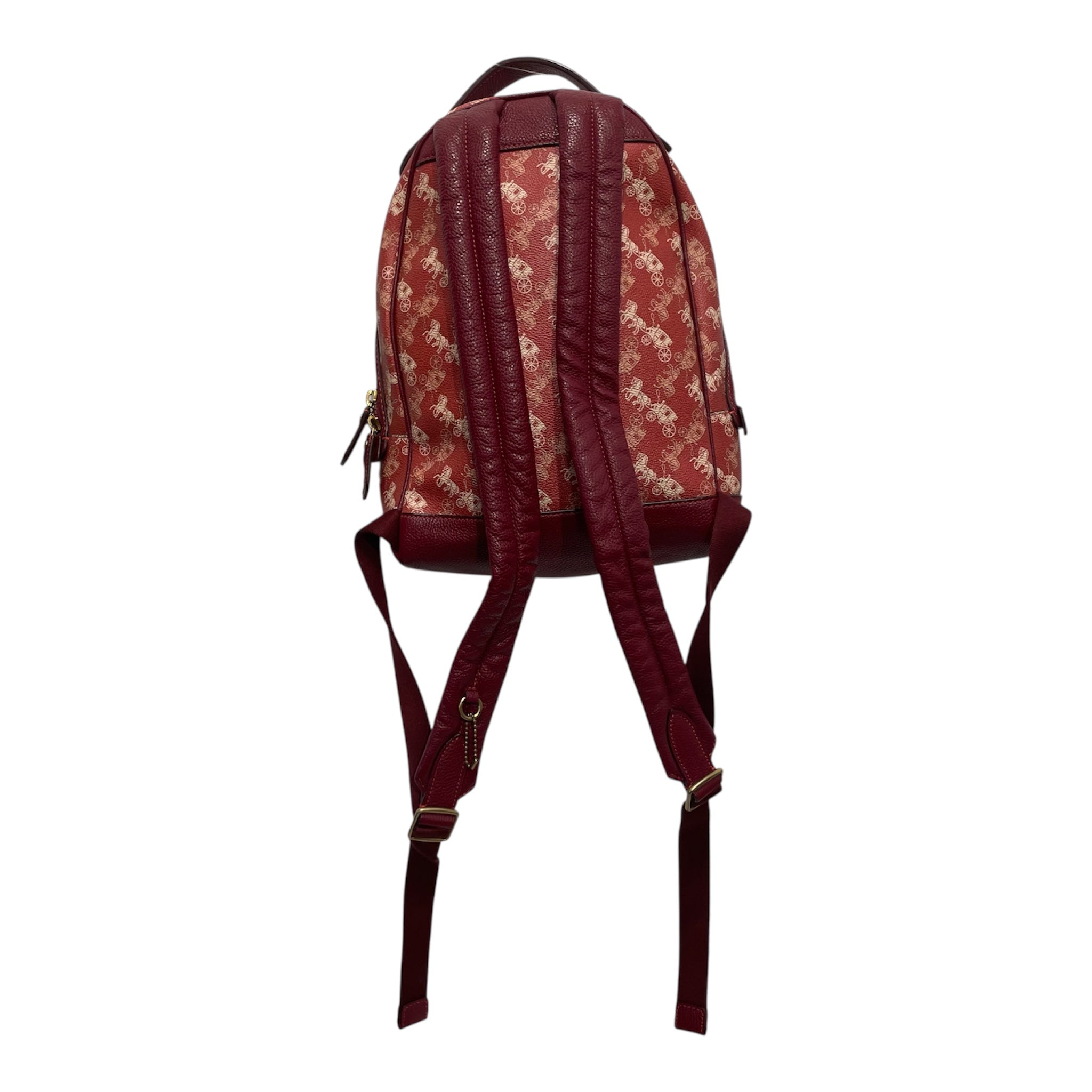 COACH/Backpack/All Over Print/Leather/RED/ view 2