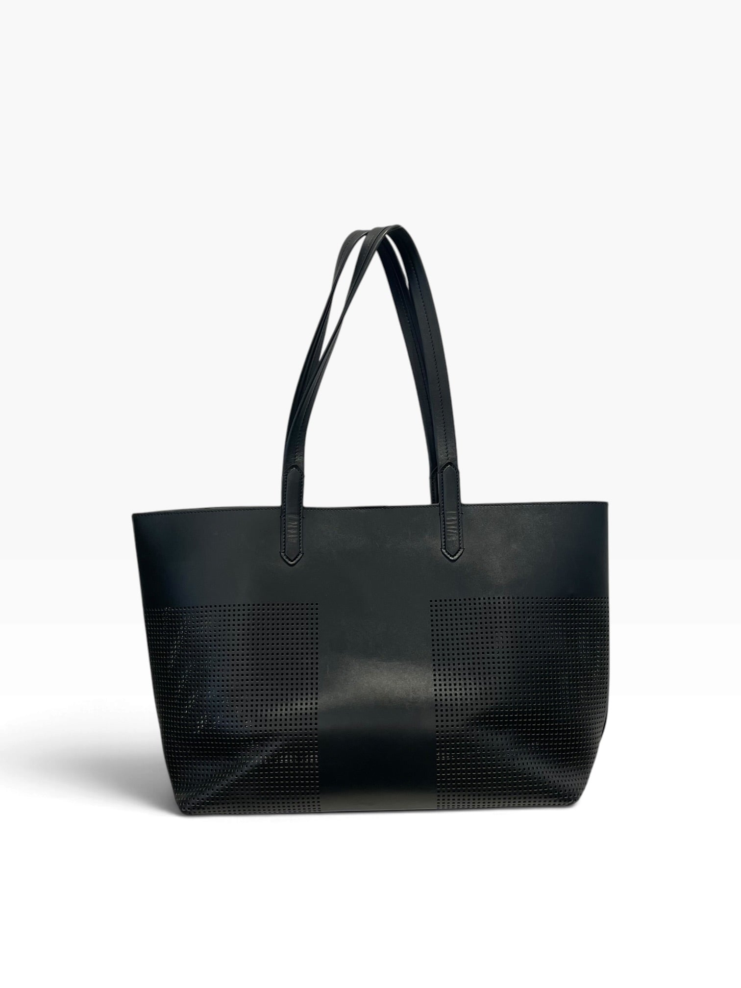 TOM FORD/Tote Bag/Leather/BLK/Tom Ford Perforated T Tote view 2