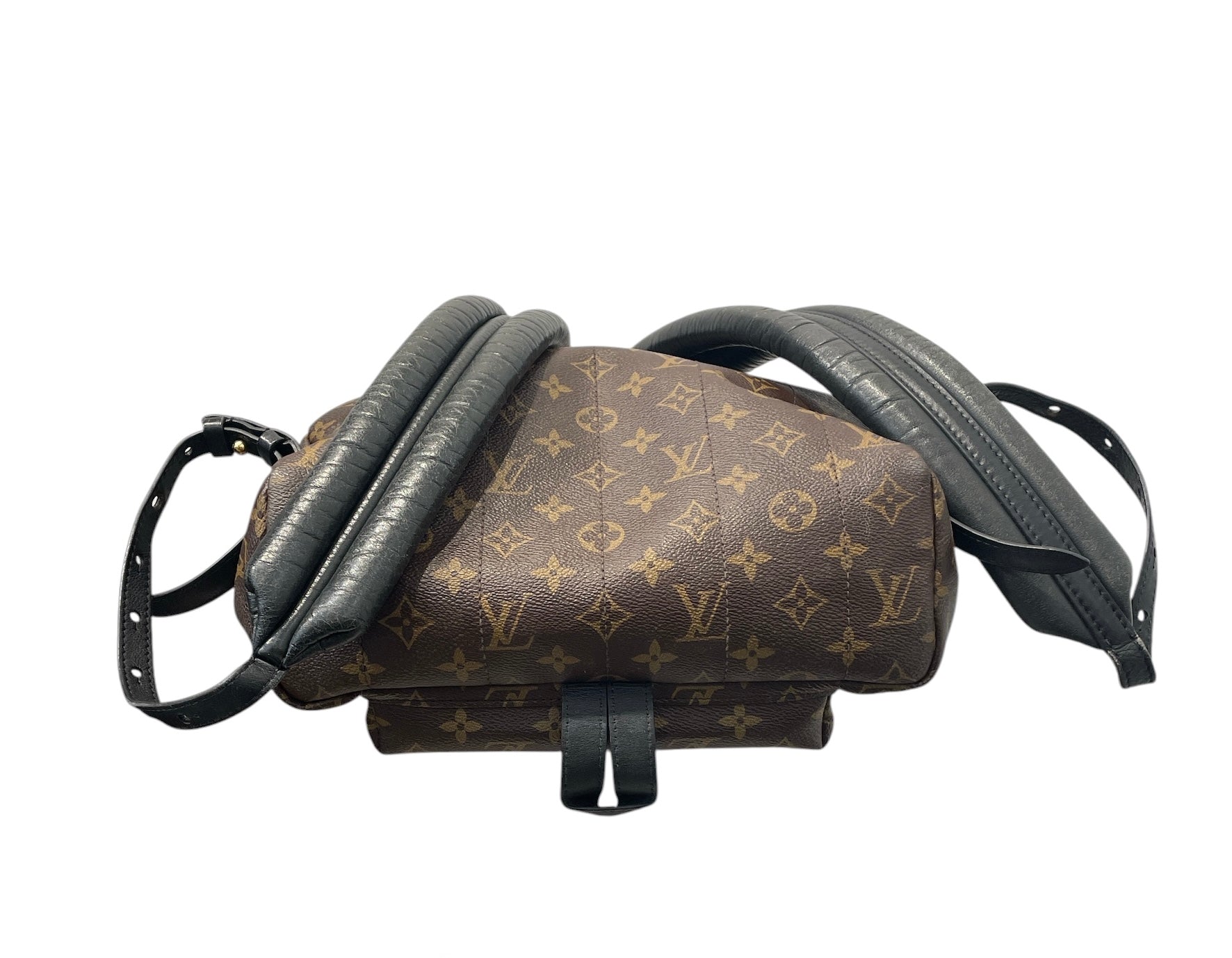 LOUIS VUITTON/Backpack/Monogram/Leather/BRW/palm spring back pack view 3