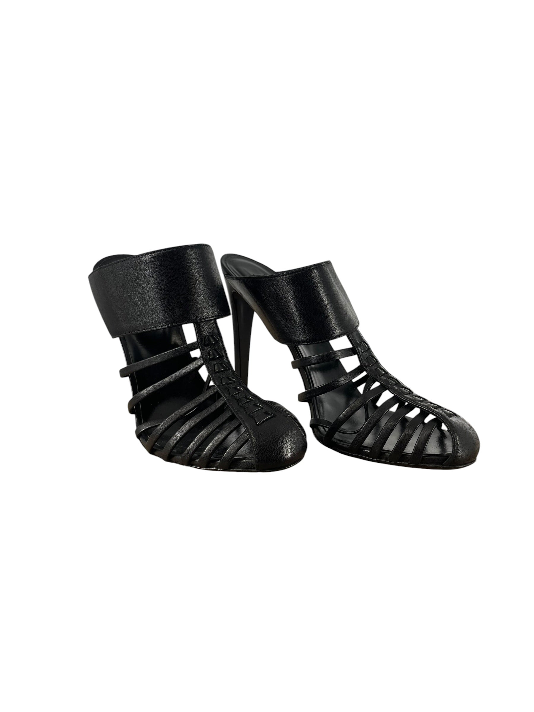 Vero Cuoio/Heels/EU 41/Leather/BLK/T-Strap/0285-0119 view 1