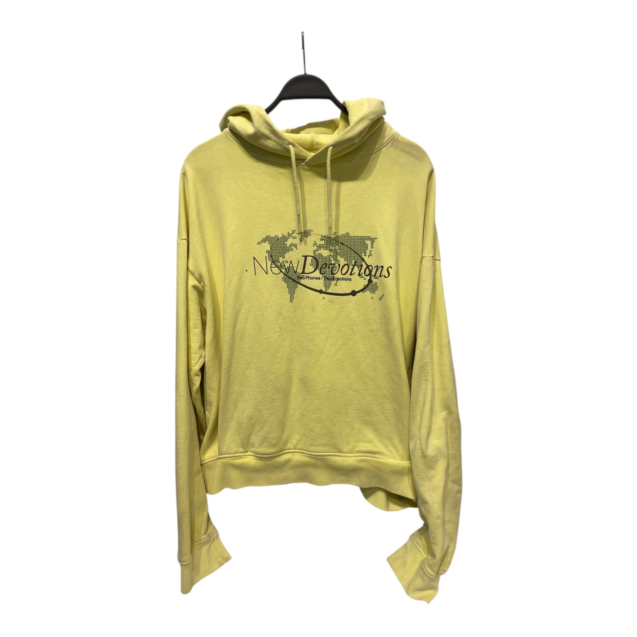 MARTINE ROSE/Hoodie/XL/Cotton/YEL/MARTINE ROSE NEW DEVOTIONS view 1