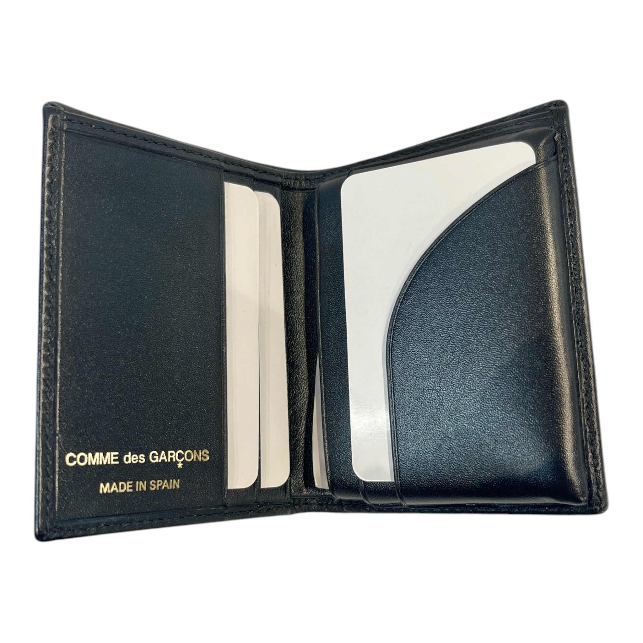 COMME des GARCONS/Bifold Wallet/Leather/BLK/ view 3