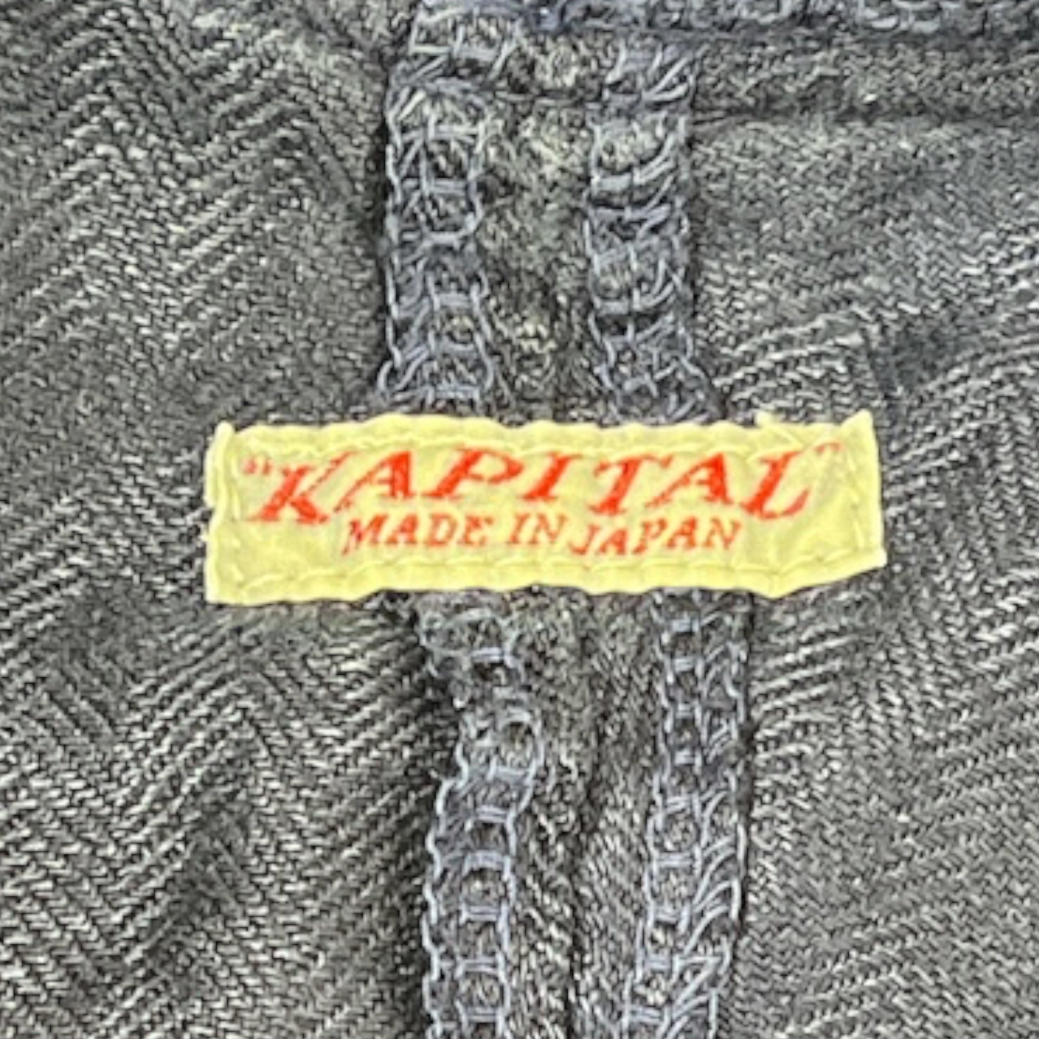 KAPITAL/Wide Leg Pants/S/Cotton/BLU/DRAWSTRING/PLEATED view 3
