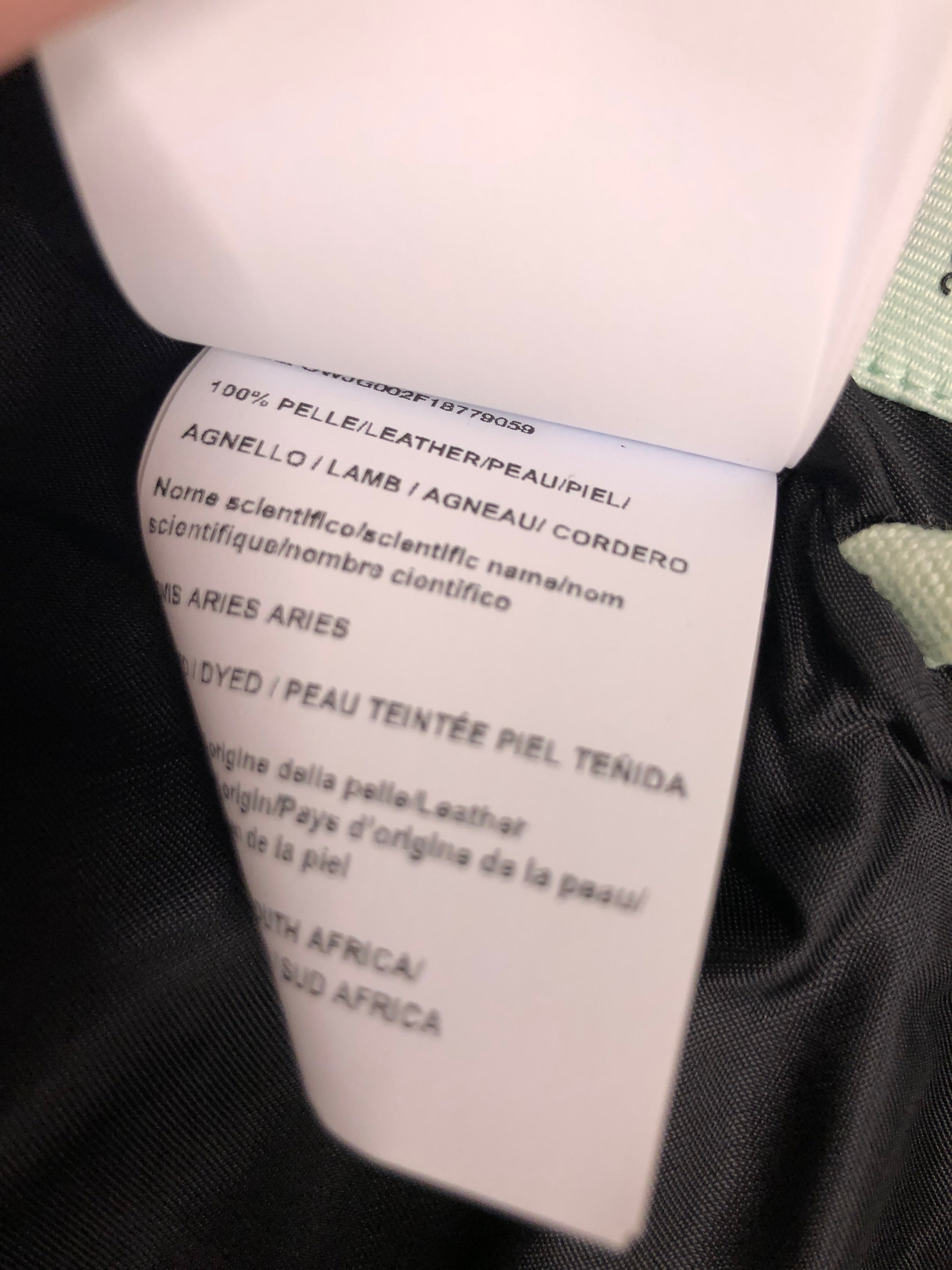 OFF-WHITE/Leather Jkt/M/Leather/BLK/Off-White O Ring Zippers view 9